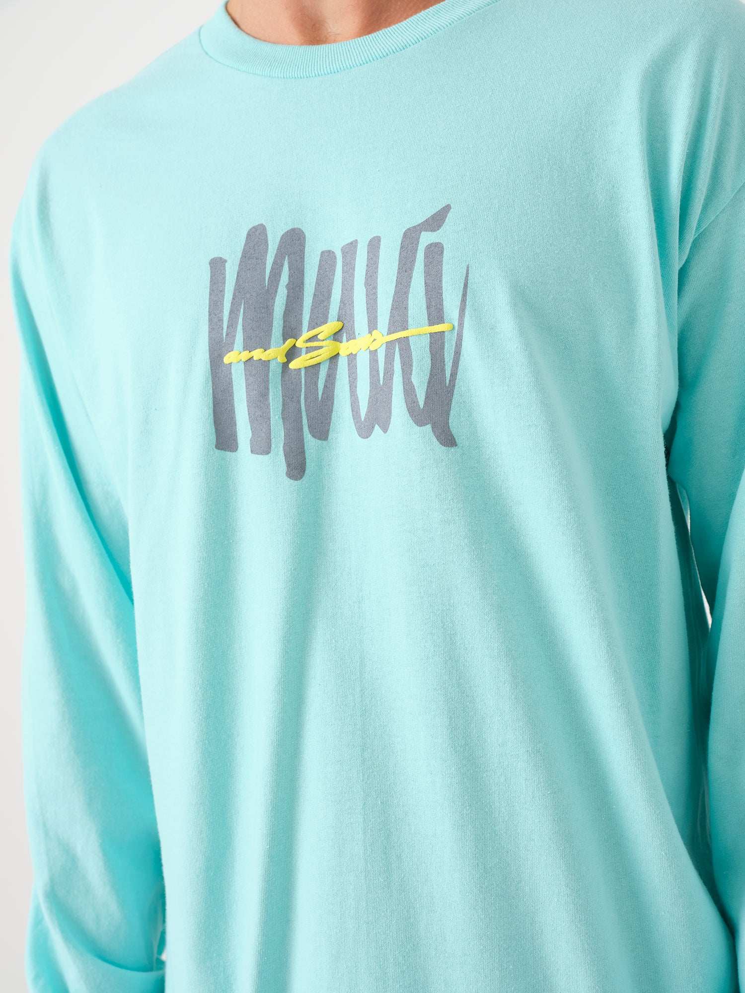 Maui and Sons Mountain Edition Maglia Manica Lunga Celadon