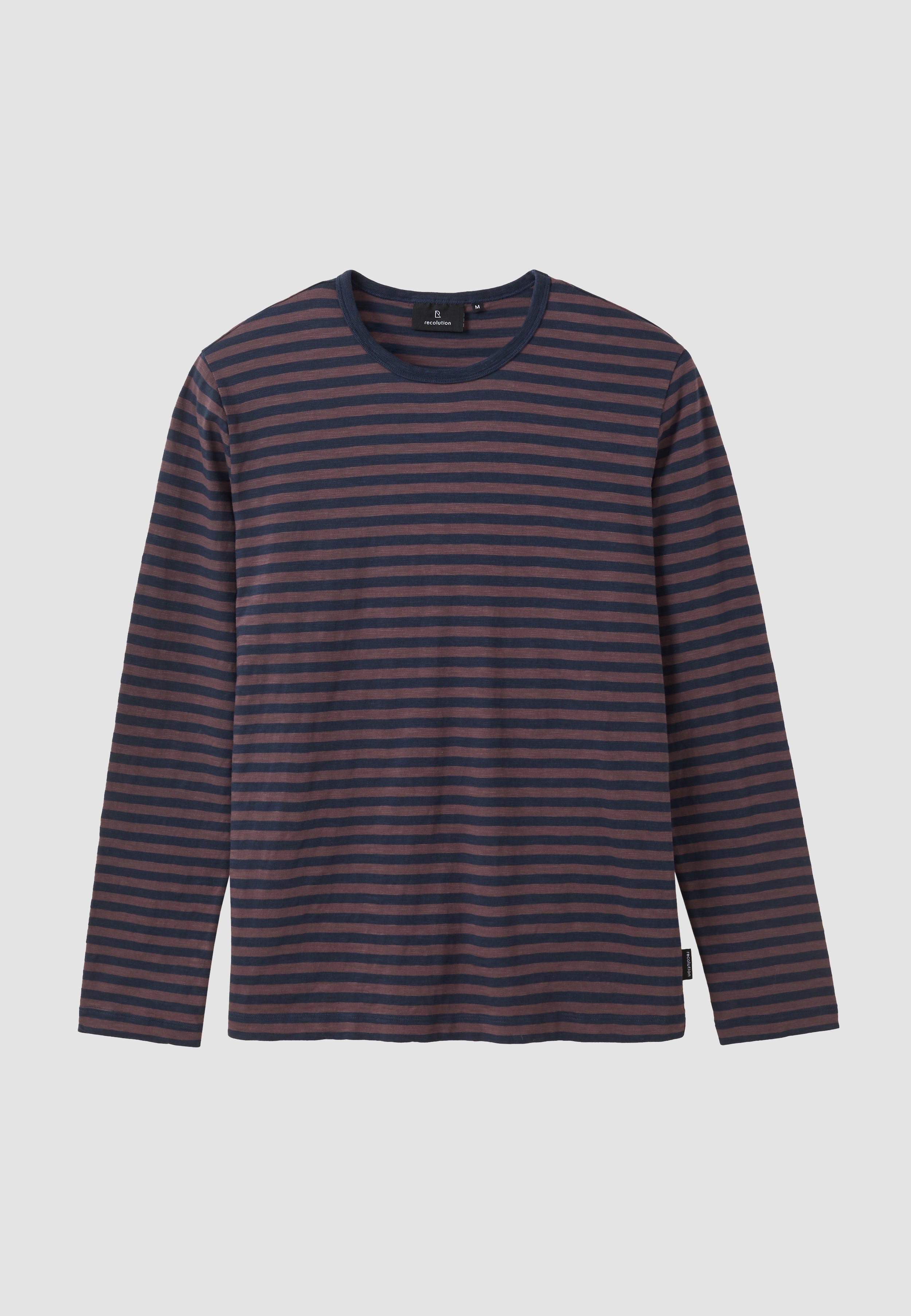 Recolution Maca Stripes maglia manica lunga uva righe