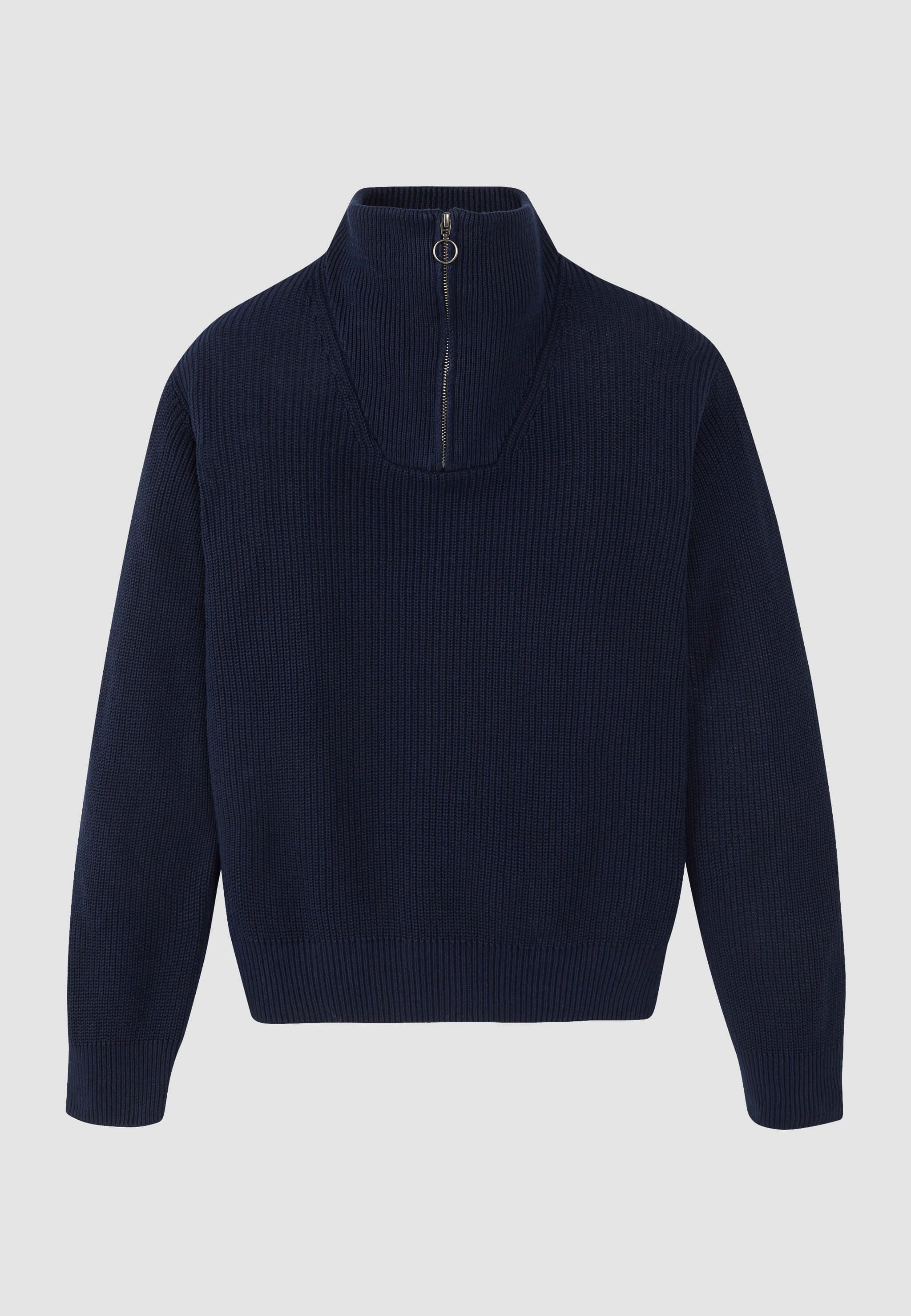 Recolution NIGELLA maglione troyer navy cotone bio