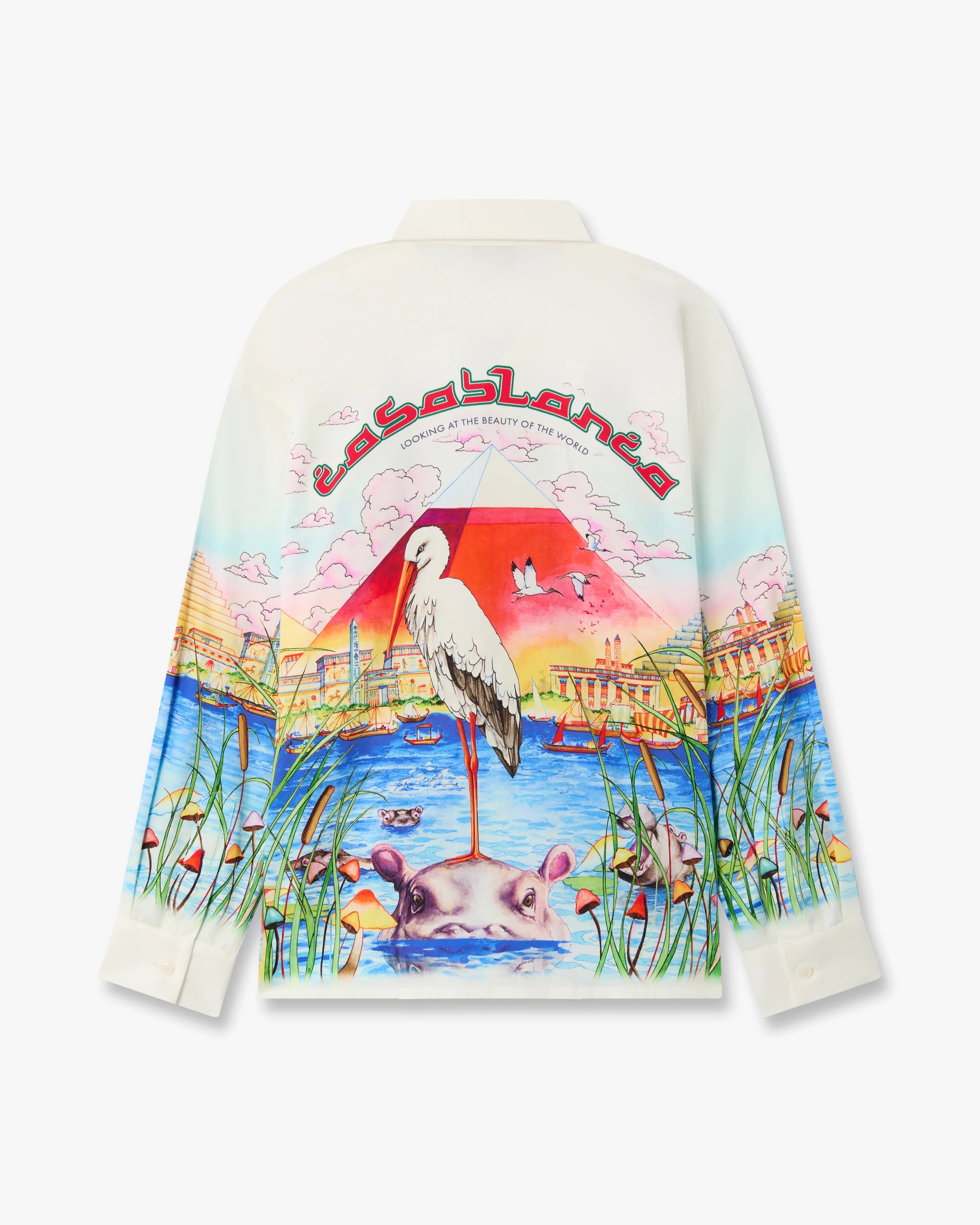 Casablanca Egypt As It Was camicia bimbo multicolore