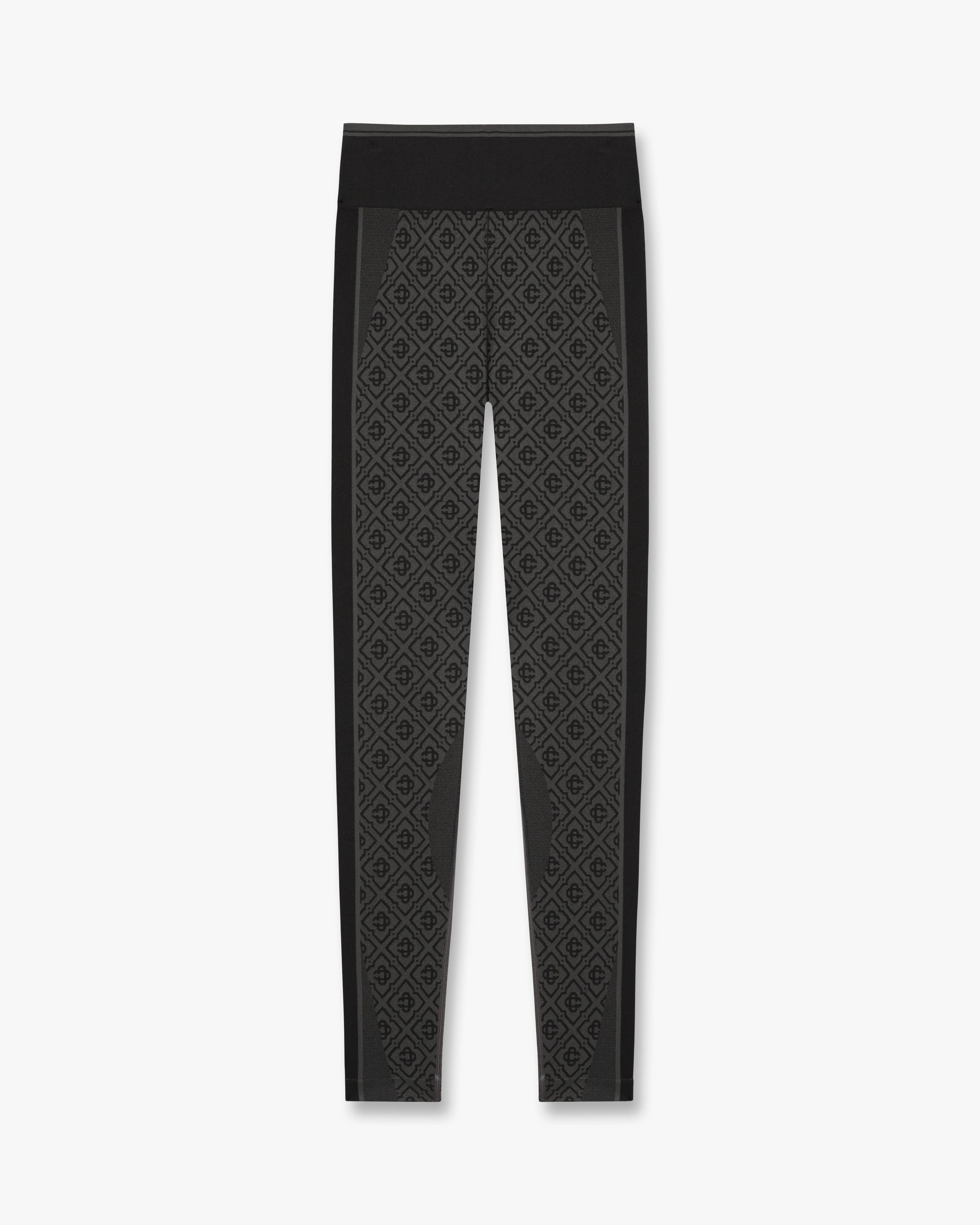 Casablanca Seamless Monogram leggings grigio