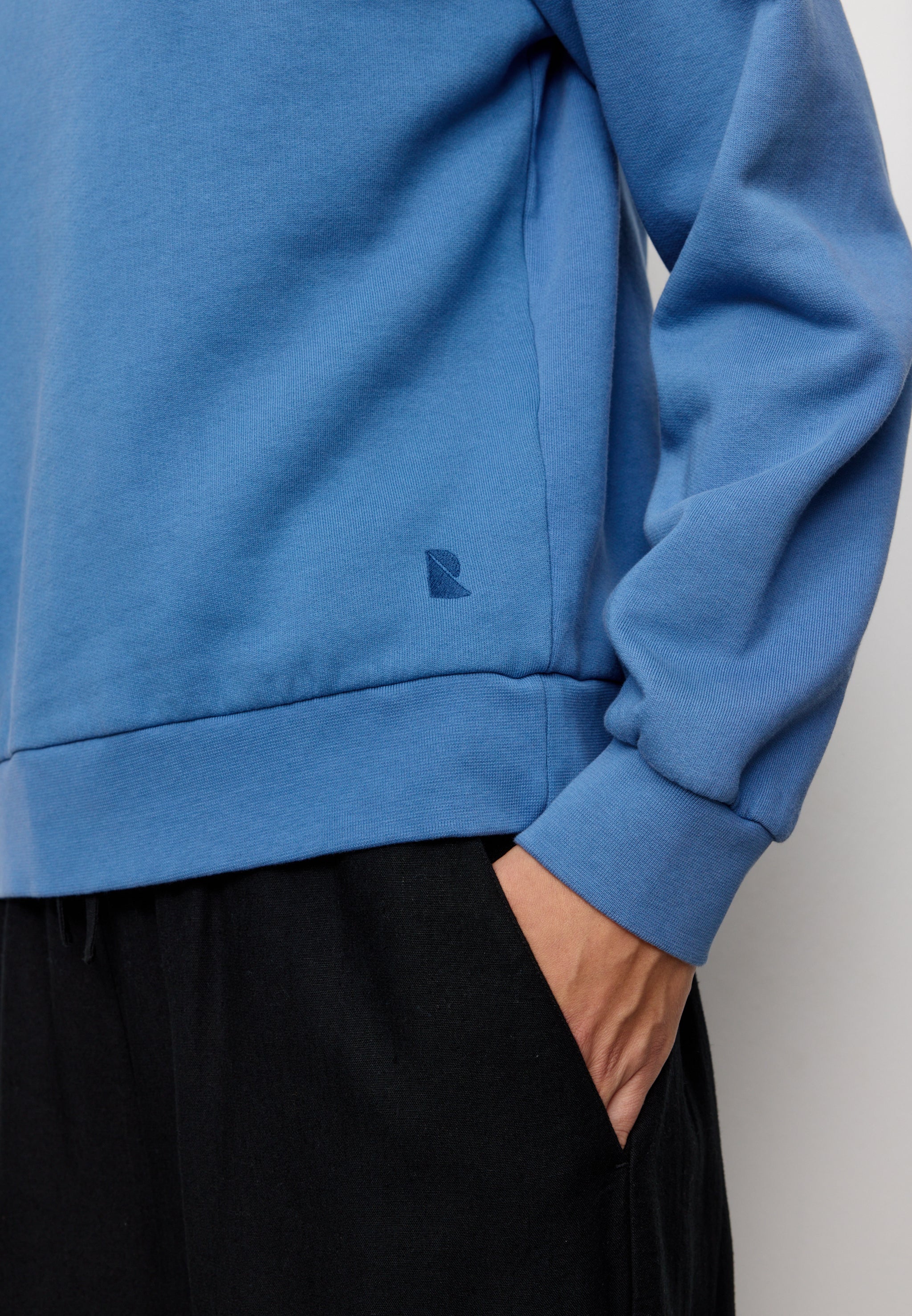 Recolution Nerine felpa blu elettrico cotone