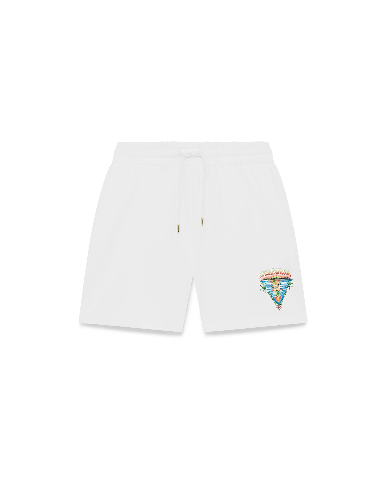 Casablanca Innocence Triangle shorts bianchi cotone
