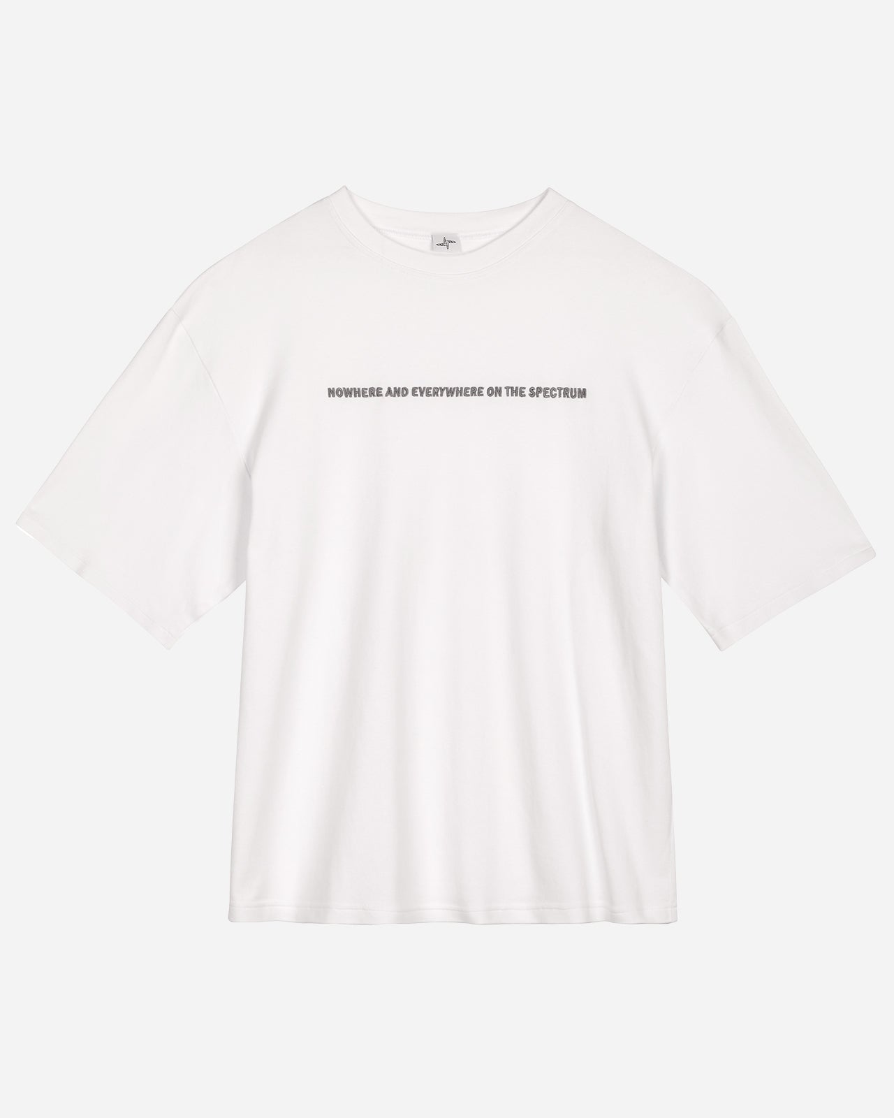 Noskra Statement t-shirt bianca cotone ricamo