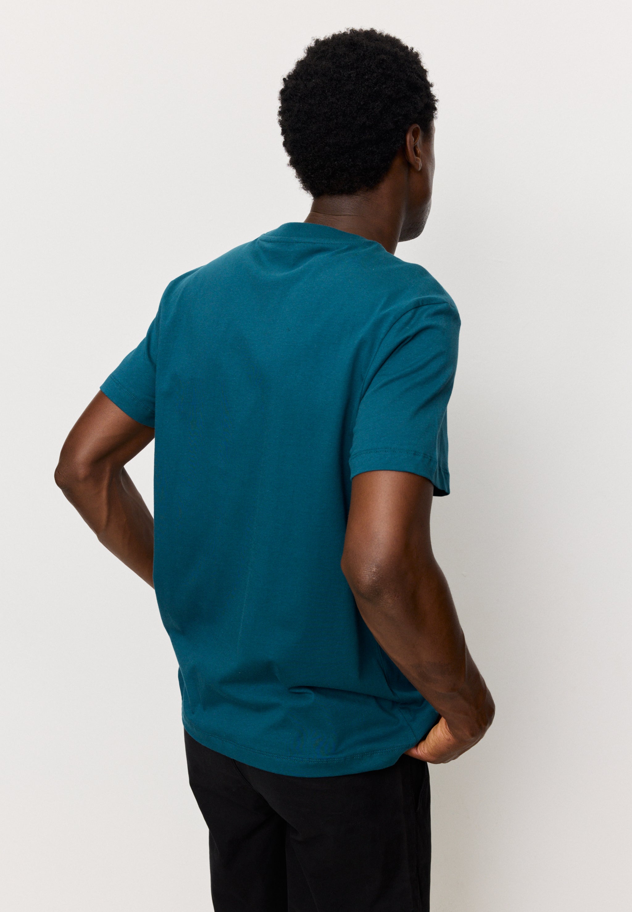 Recolution Agave Moin t-shirt deep teal cotone bio