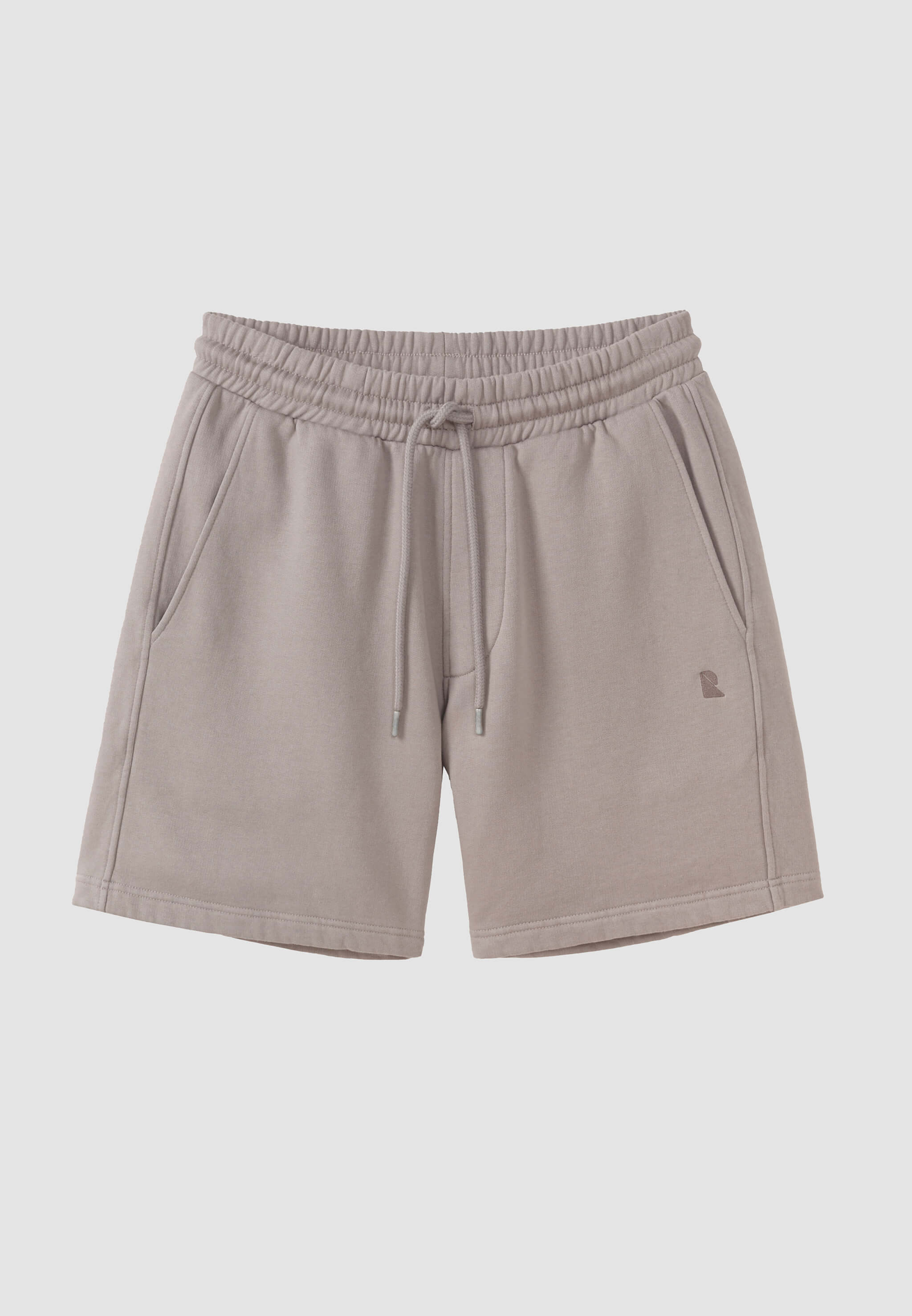 Recolution Balm shorts uomo greige cotone bio
