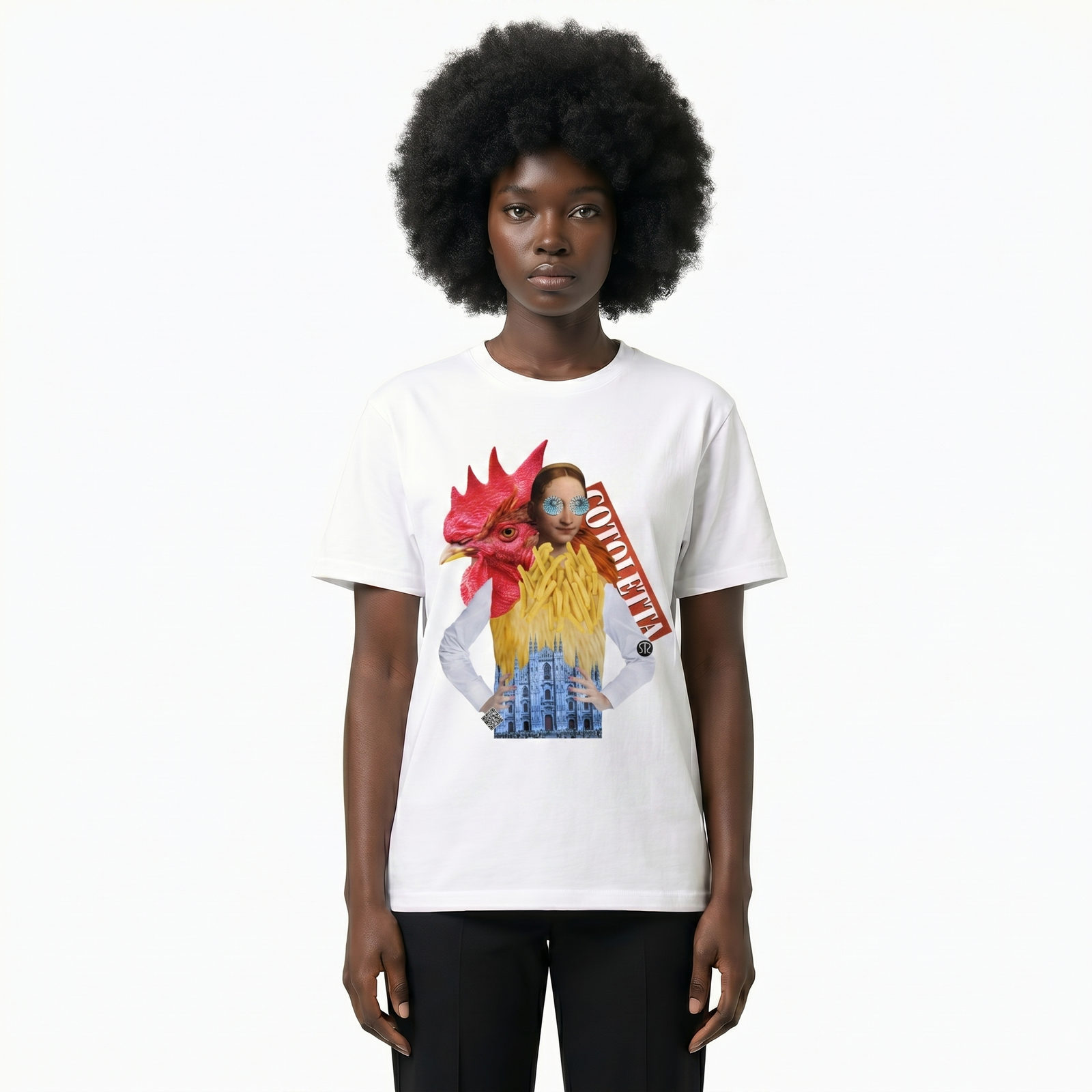 Seetees Milano T-shirt stampa storia vestibilità comoda