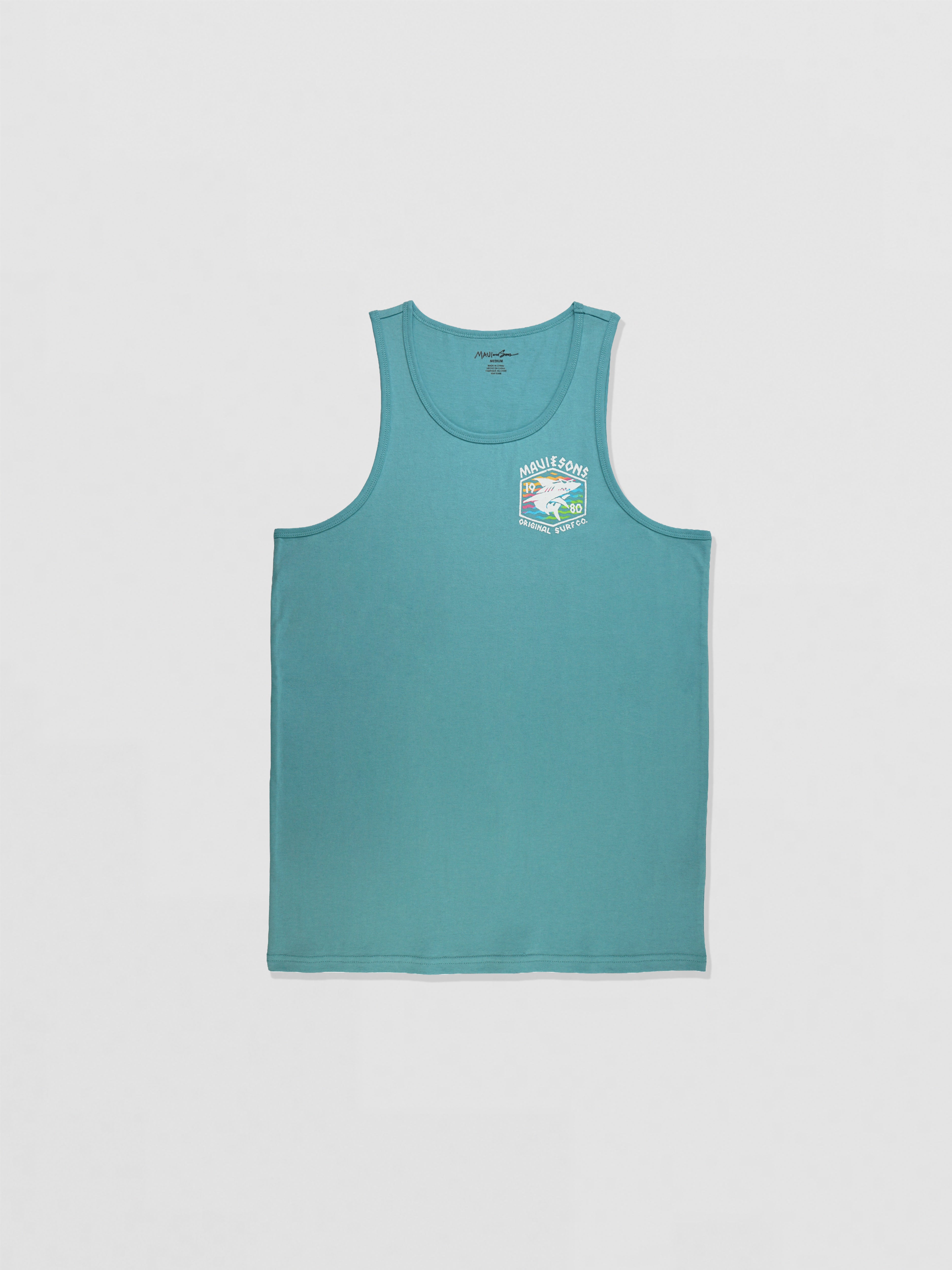 Maui and Sons Surf Thrasher canotta cotone squalo retro