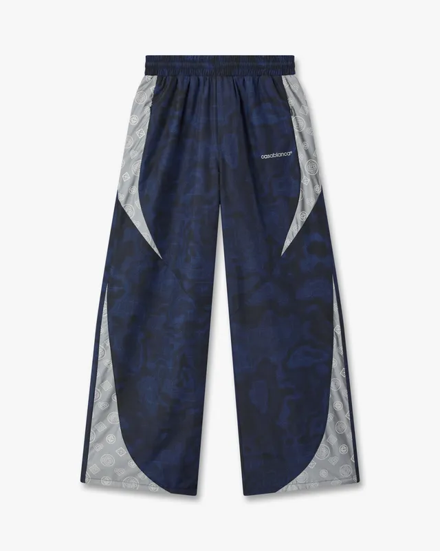 Casablanca Heatmap pantaloni tuta uomo blu poliestere