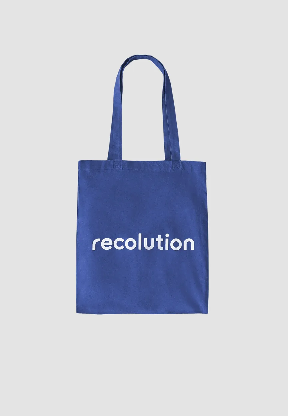 Recolution Tote Bag shopper blu cotone bio