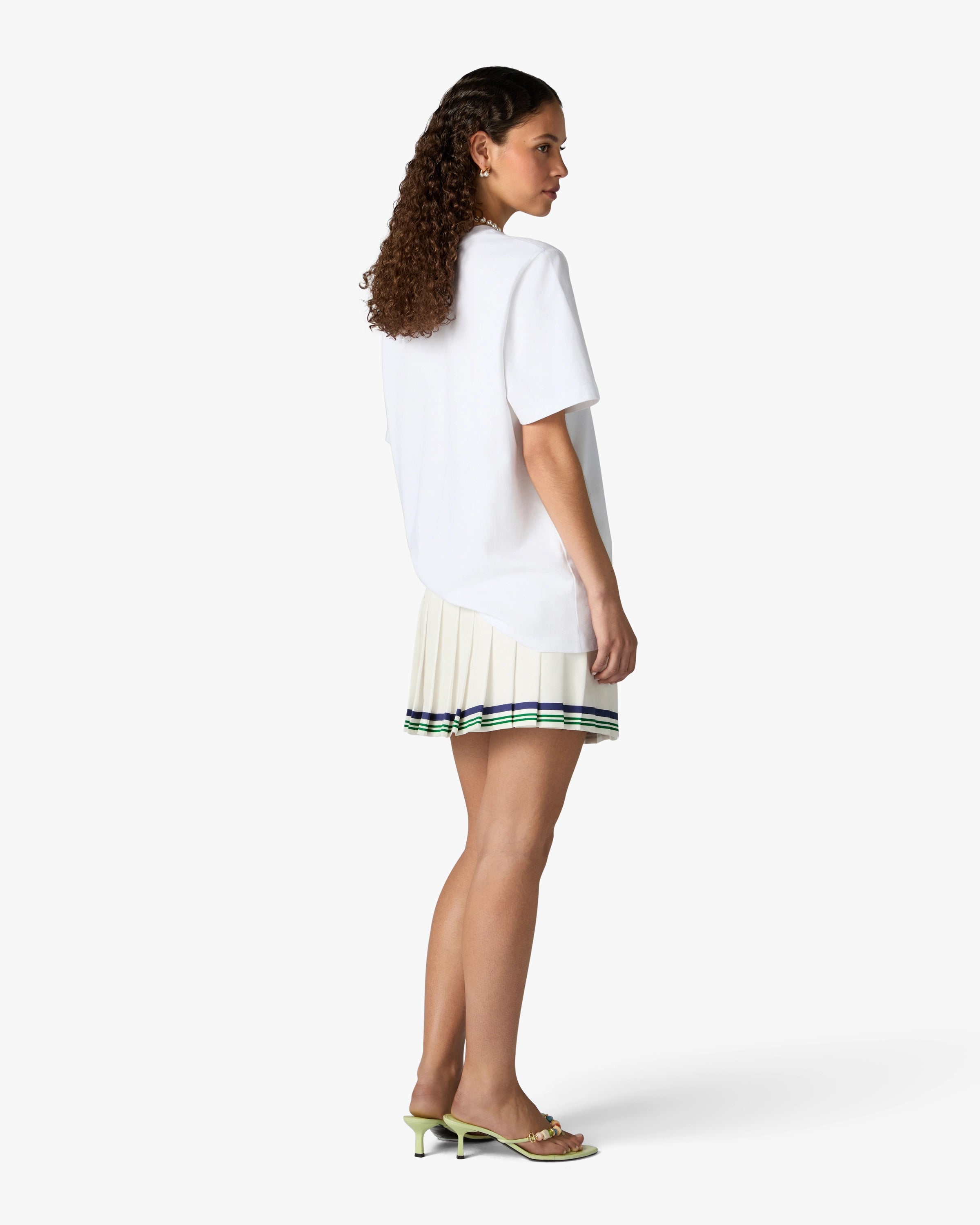 Casablanca Ladurée t-shirt bianca cotone bio unisex