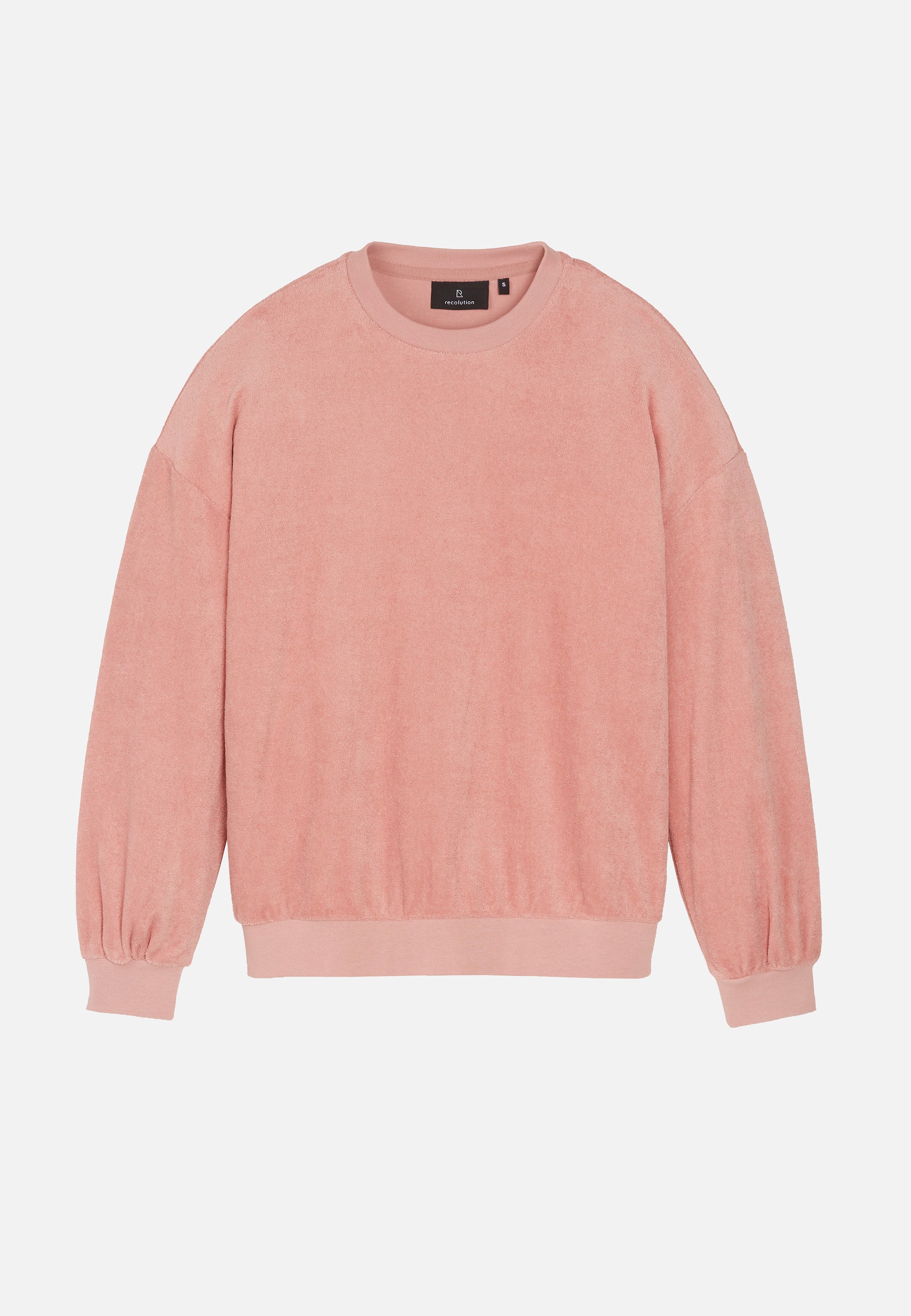 Recolution Nerine felpa ash rose cotone bio