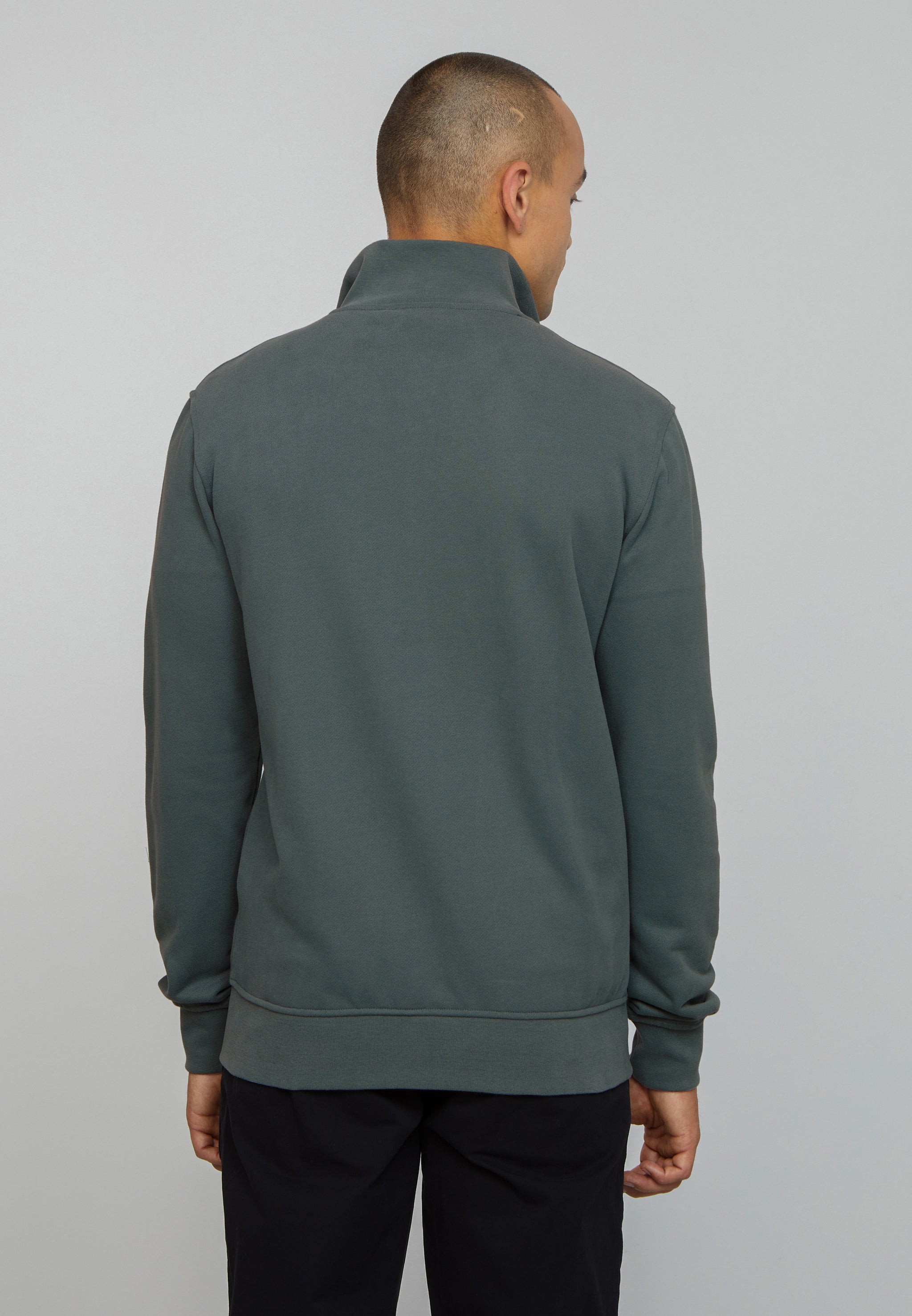 Recolution Camphor felpa zip eukalyptus cotone bio