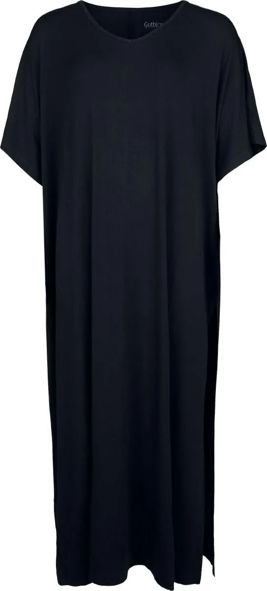Gothicana by EMP Corporate Goth abito nero S midi