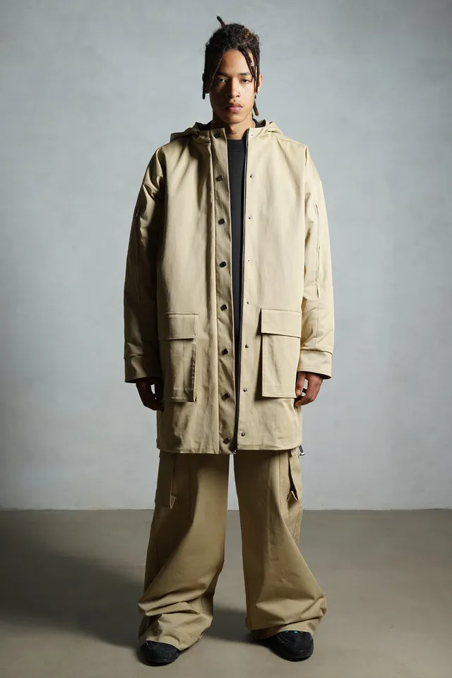 Noskra Peak Parka marrone cotone imbottitura pesante