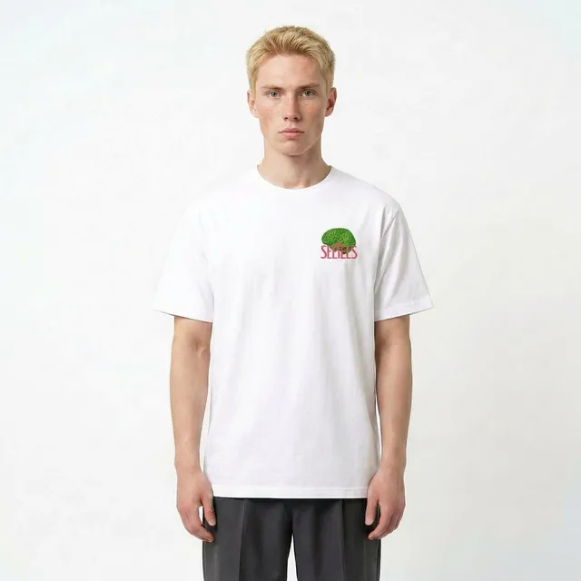 Seetees Call Me t-shirt stampa fronte retro