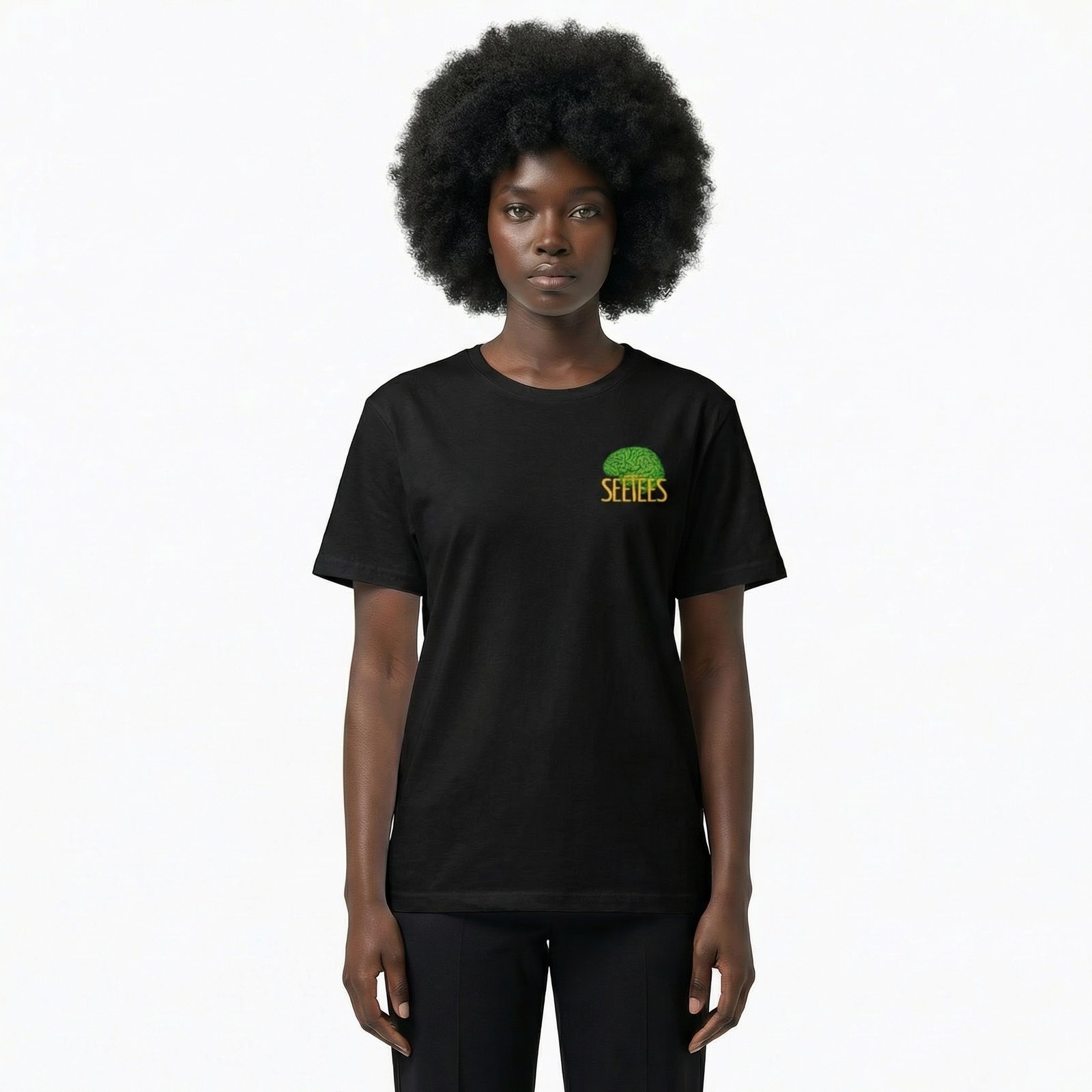 Seetees Gone Crazy t-shirt stampa fronte retro