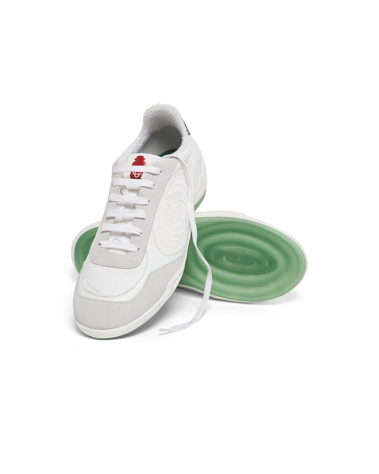 Casablanca Squash sneakers donna bianche suola verde