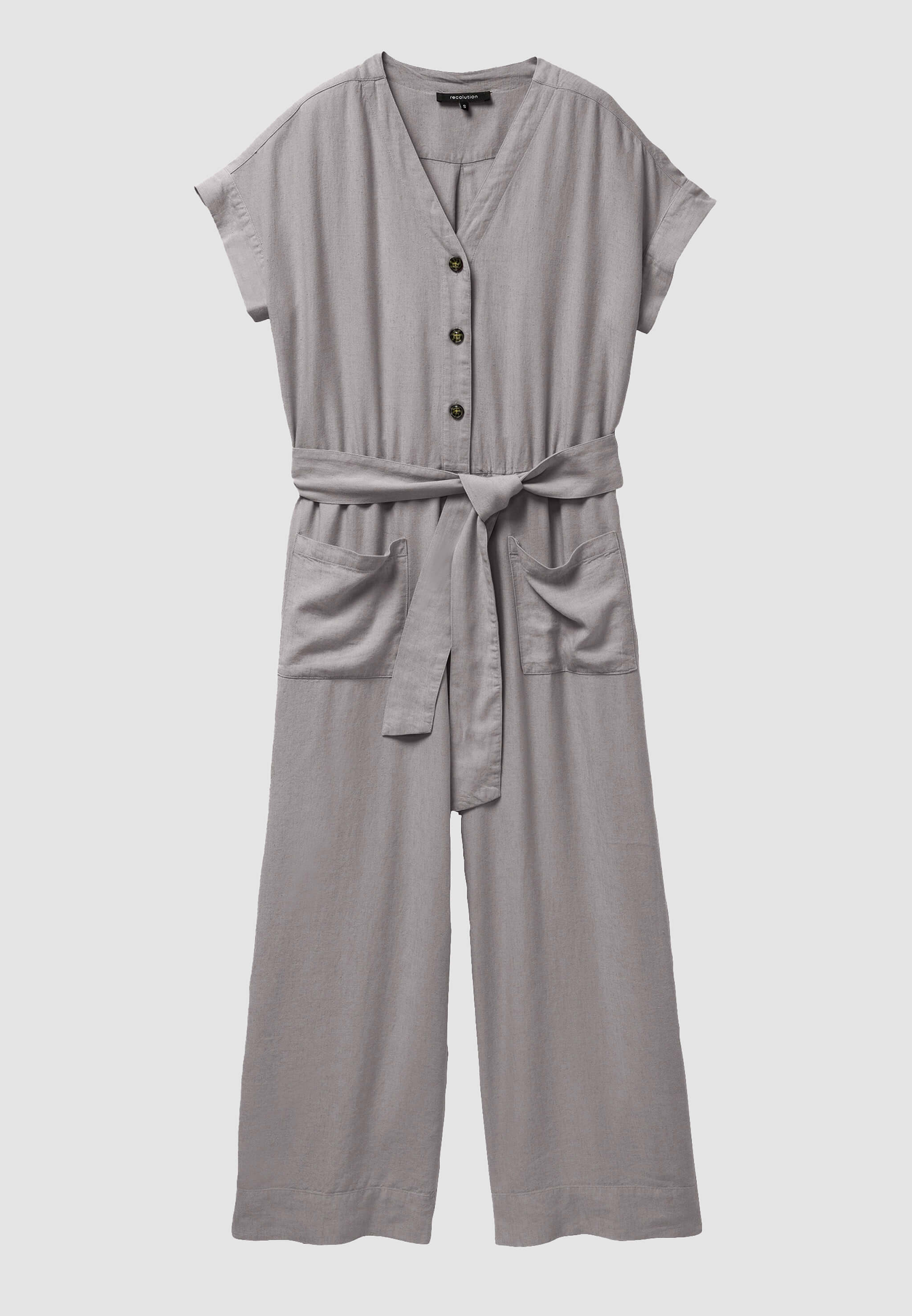 Recolution Dianella tuta donna greige in lino