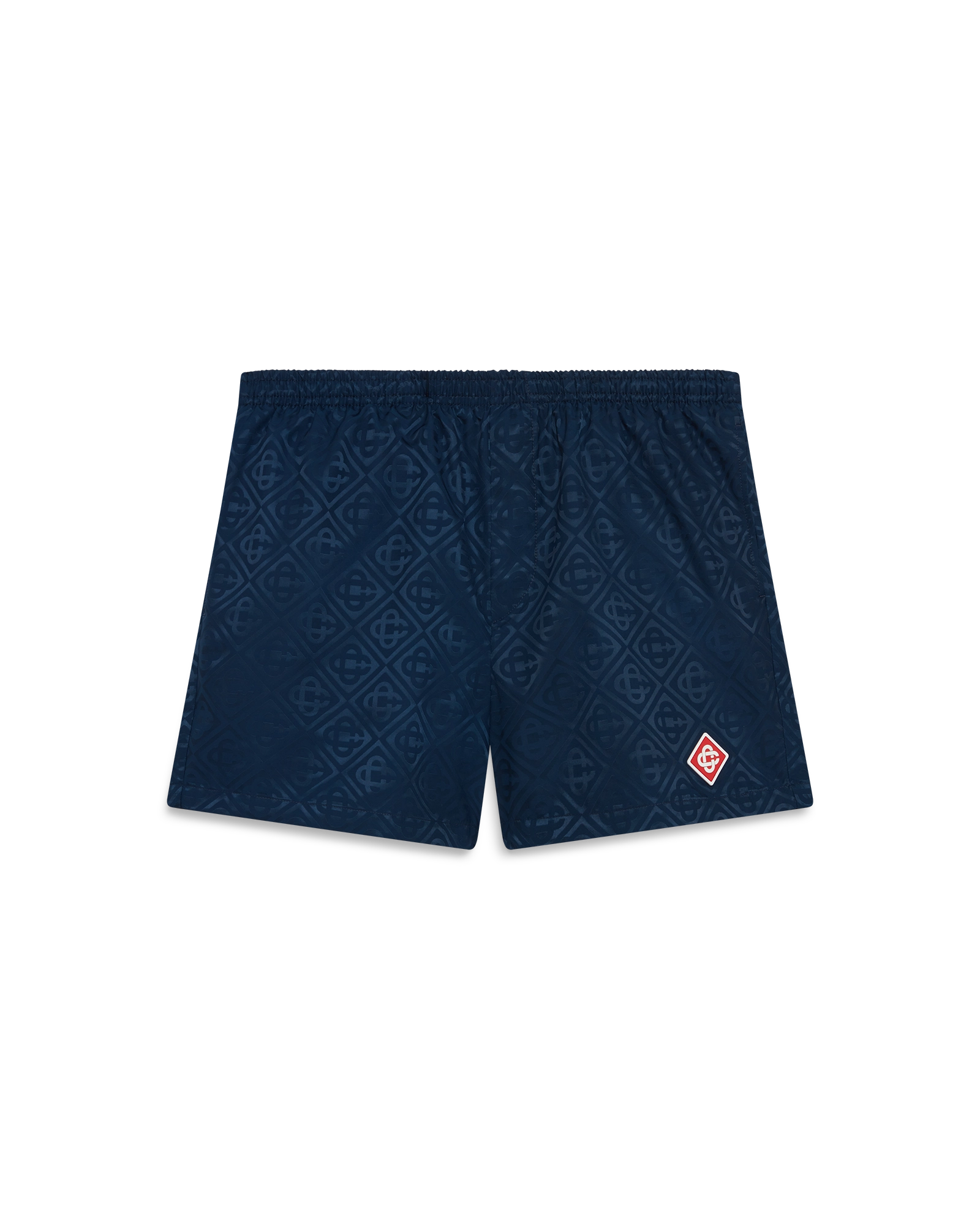 Casablanca Monogram Costume Mare Blu Jacquard Uomo