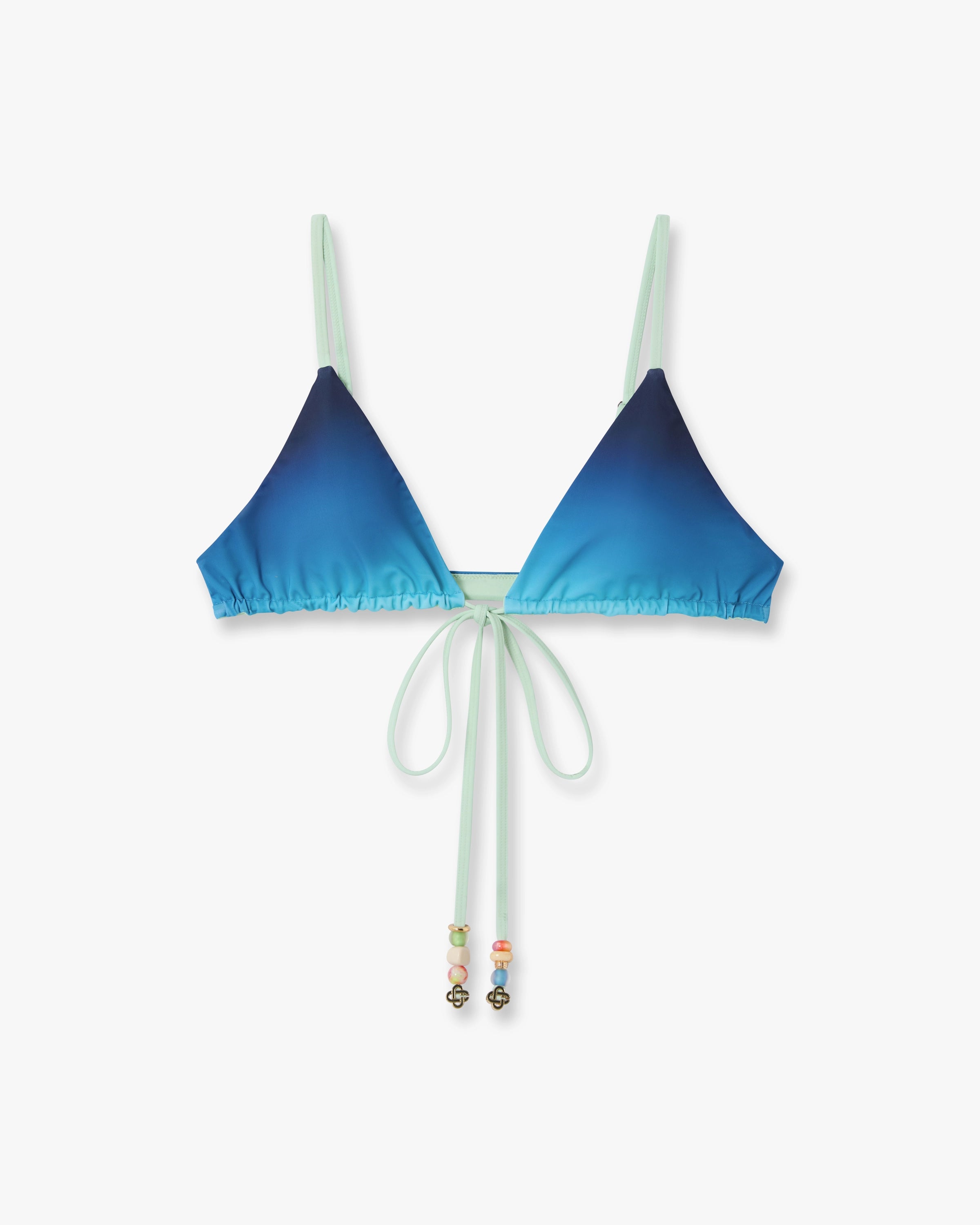 Casablanca Gradient top bikini blu verde