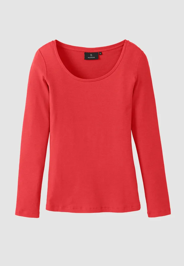 Recolution Senna maglia manica lunga rosso lava