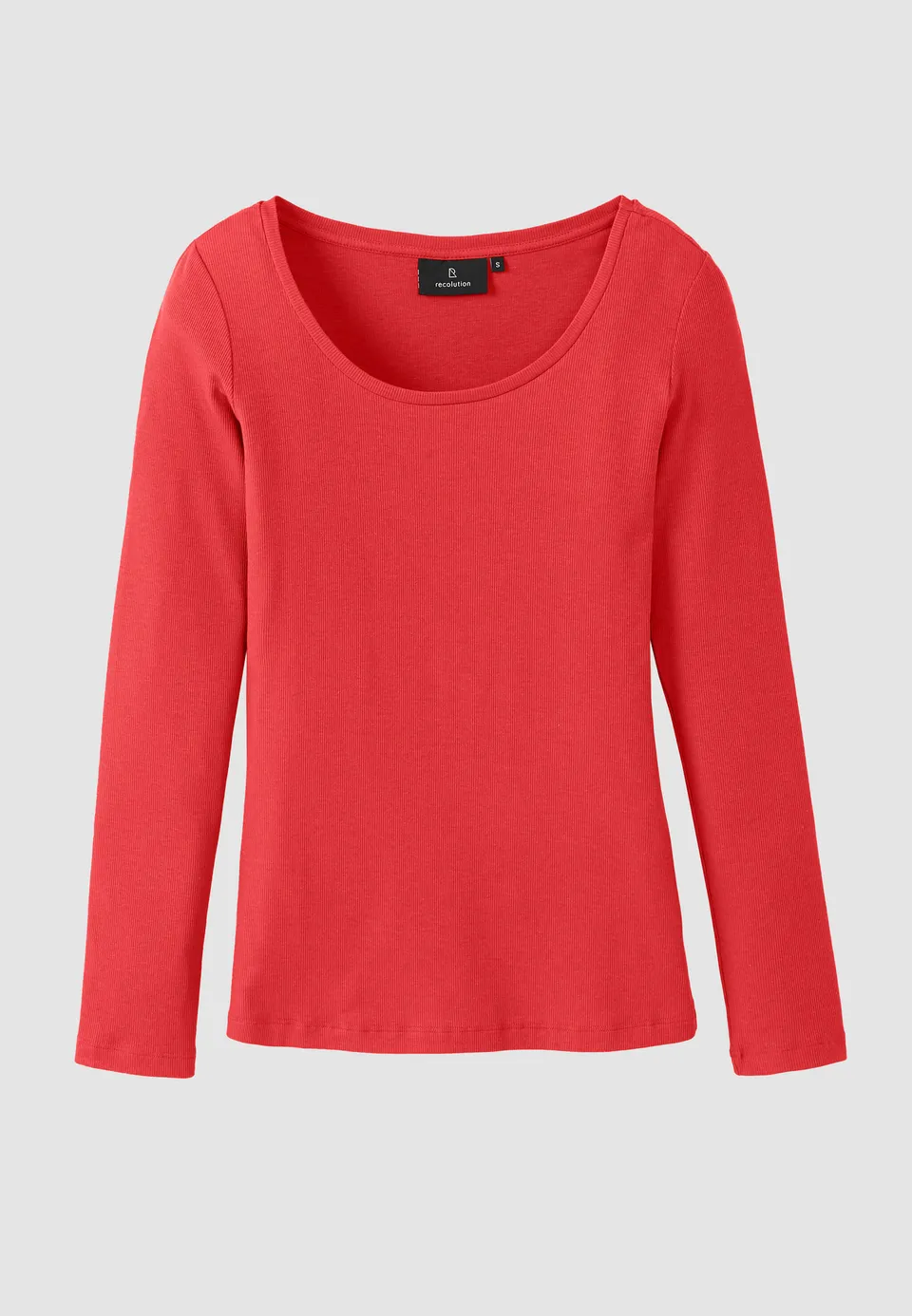 Recolution Senna maglia manica lunga rosso lava