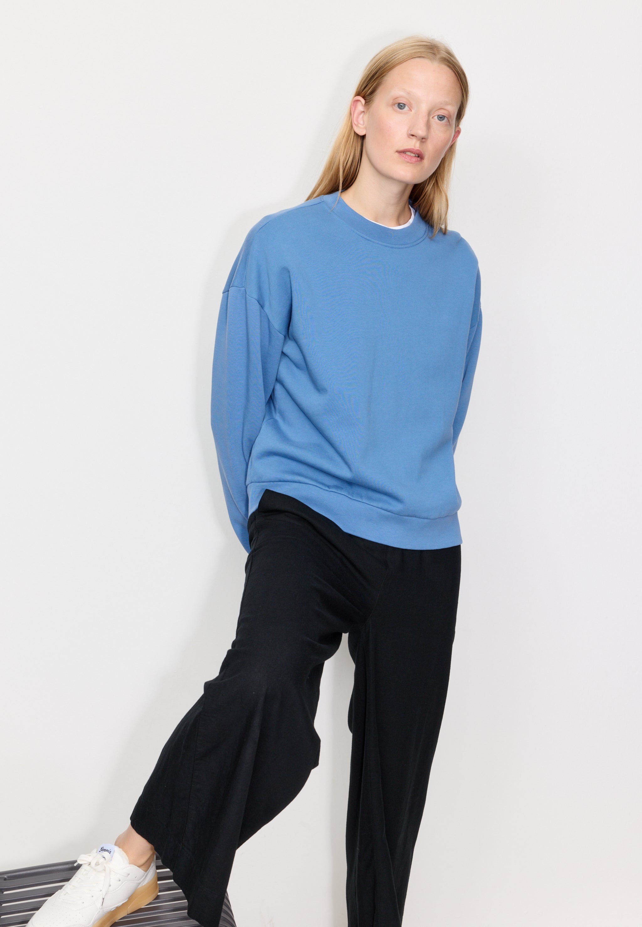 Recolution Nerine felpa blu elettrico cotone