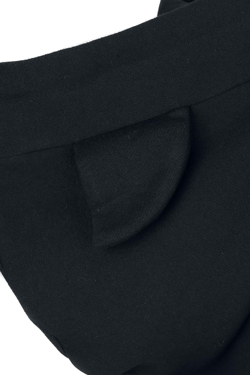 Gothicana by EMP giacca nera cappuccio pipistrello tasche laterali