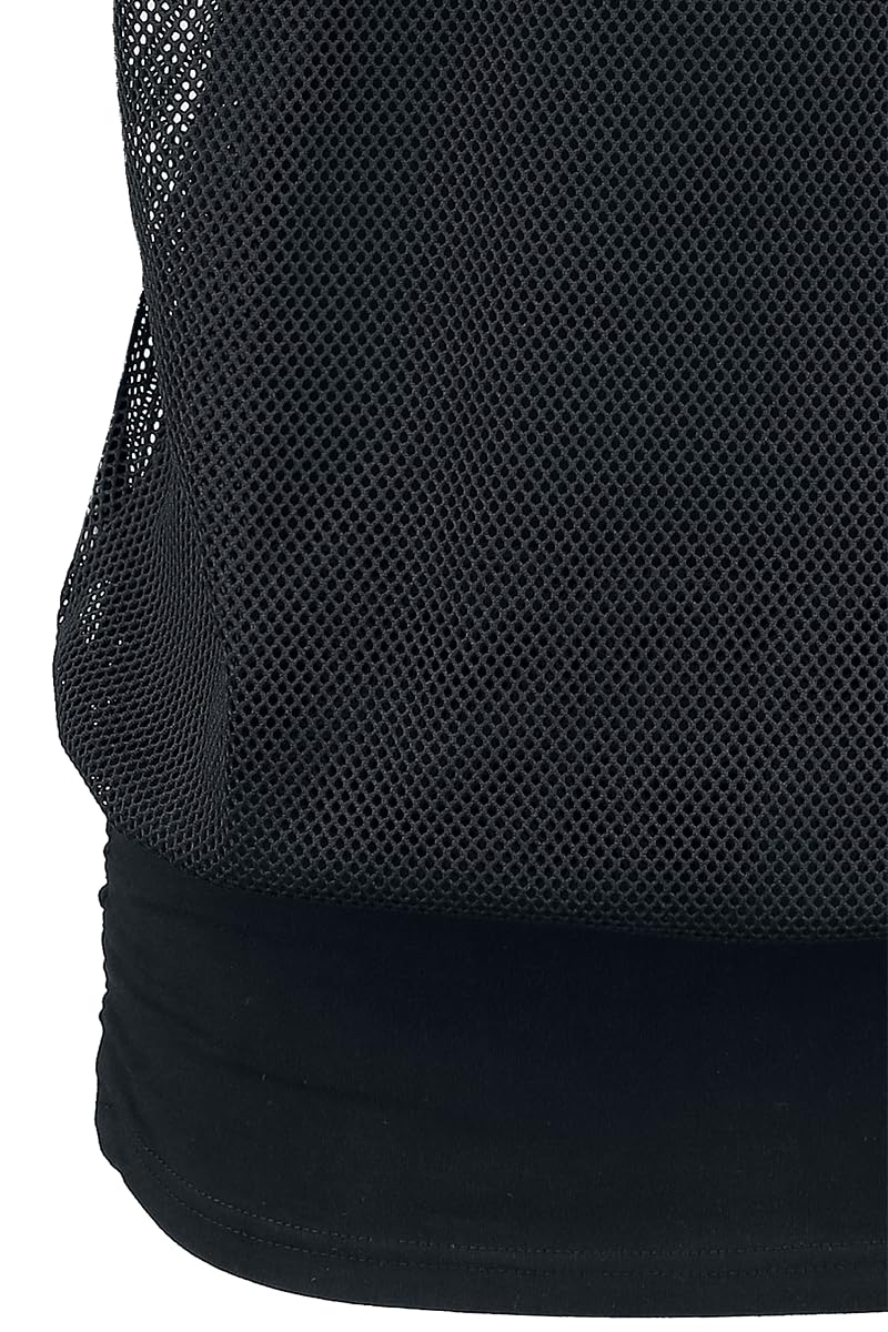 Gothicana by EMP t-shirt nera rete doppio strato S