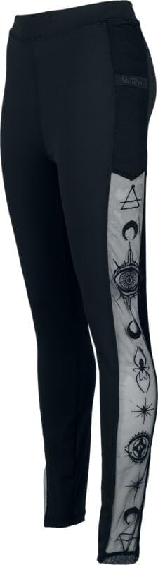 Gothicana by EMP The Void leggings donna nero taglia L