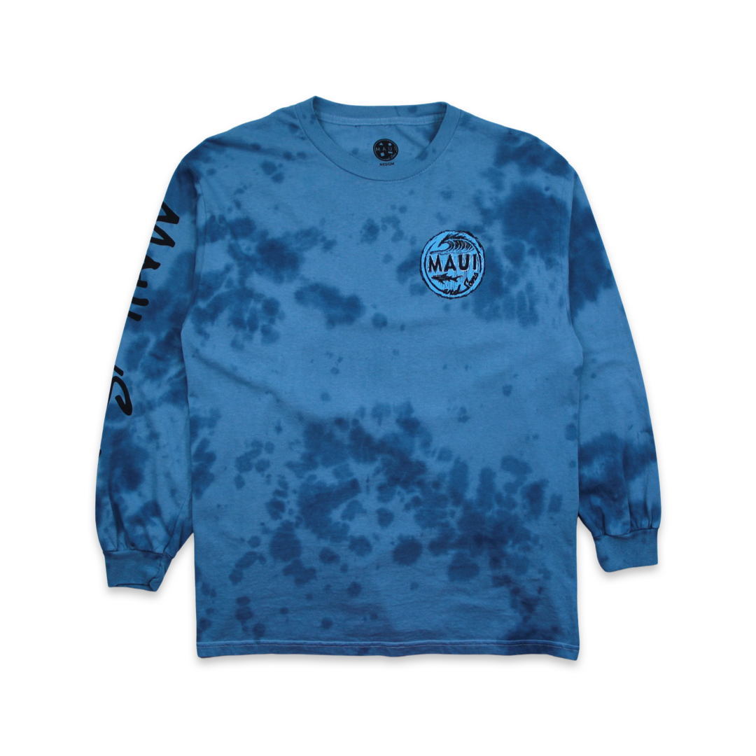 Maui and Sons Shark Shack maglia deep water cotone