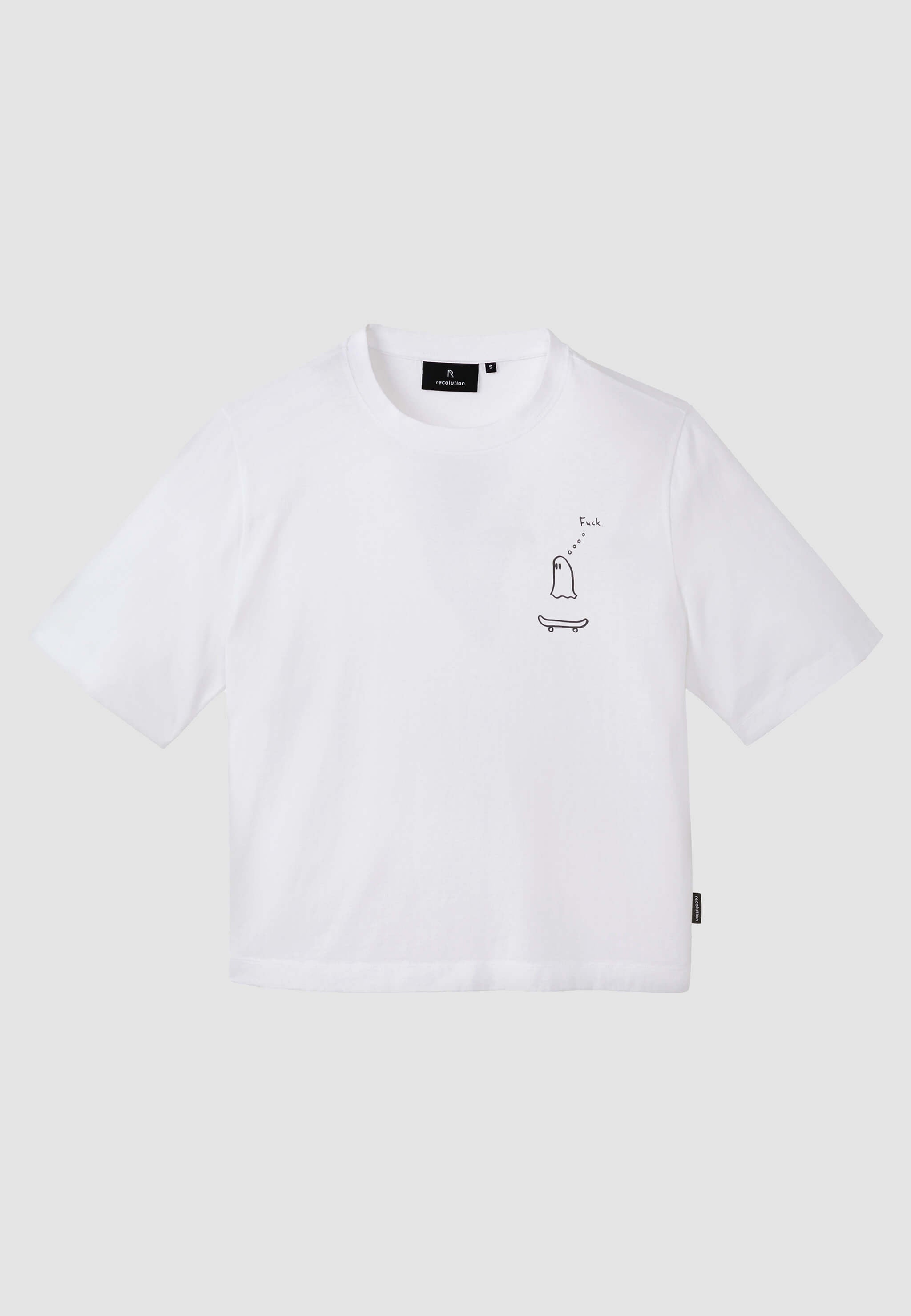 Recolution Azolla Geisterfahrer t-shirt cotone bianca