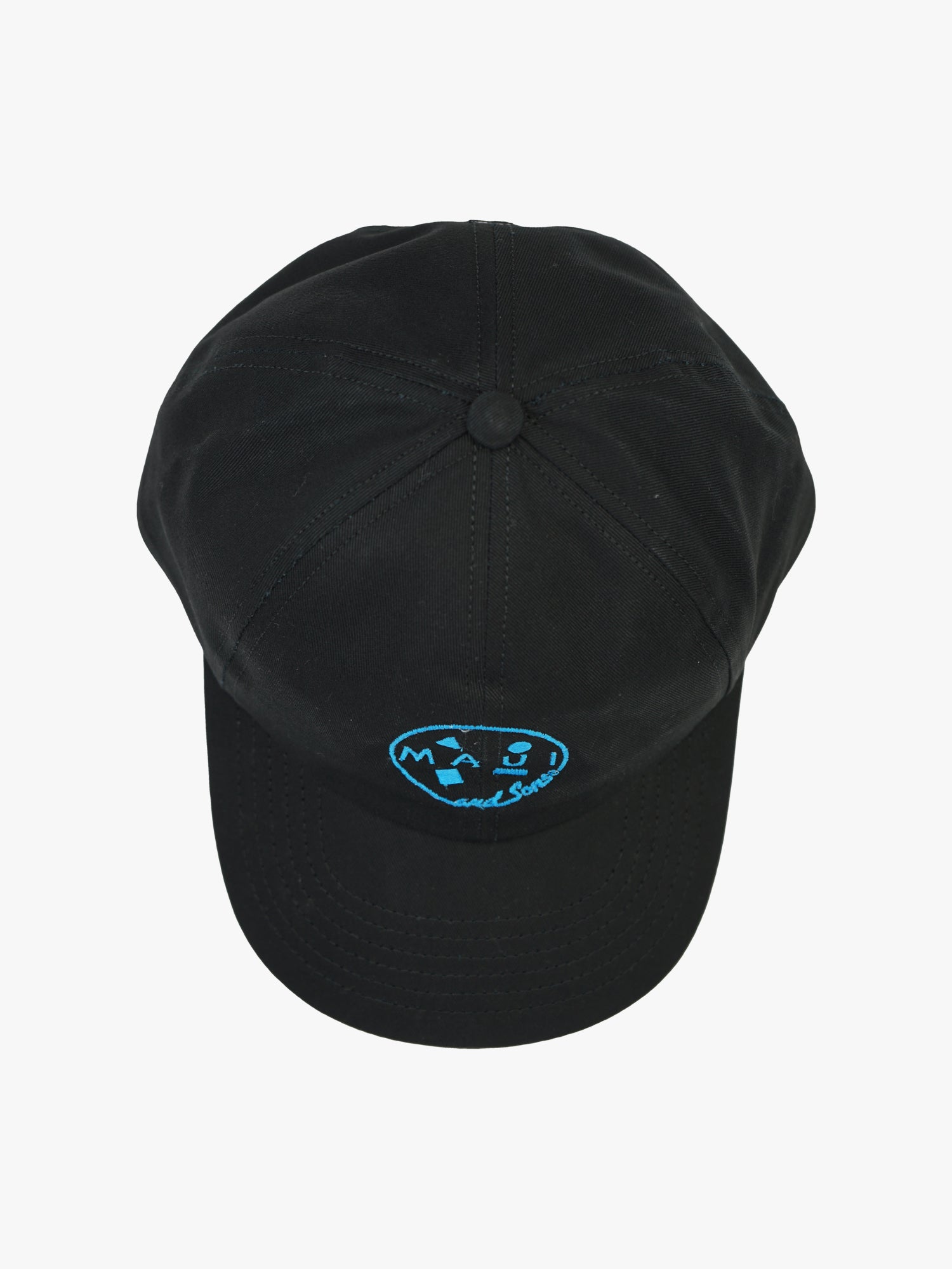 Maui and Sons Neon Cookie Logo Dad Hat cappellino nero cotone