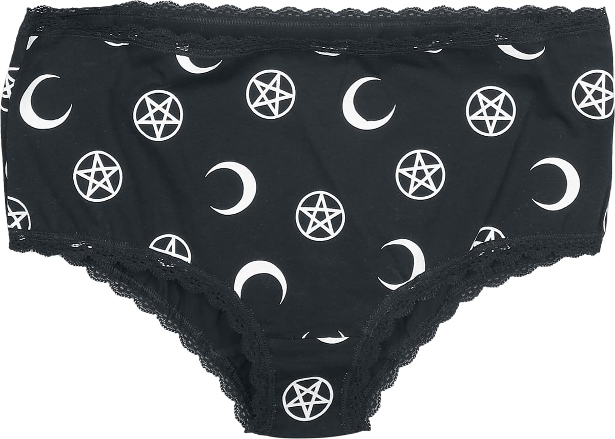 Gothicana by EMP Intimo donna nero 3 pezzi taglia M gotico