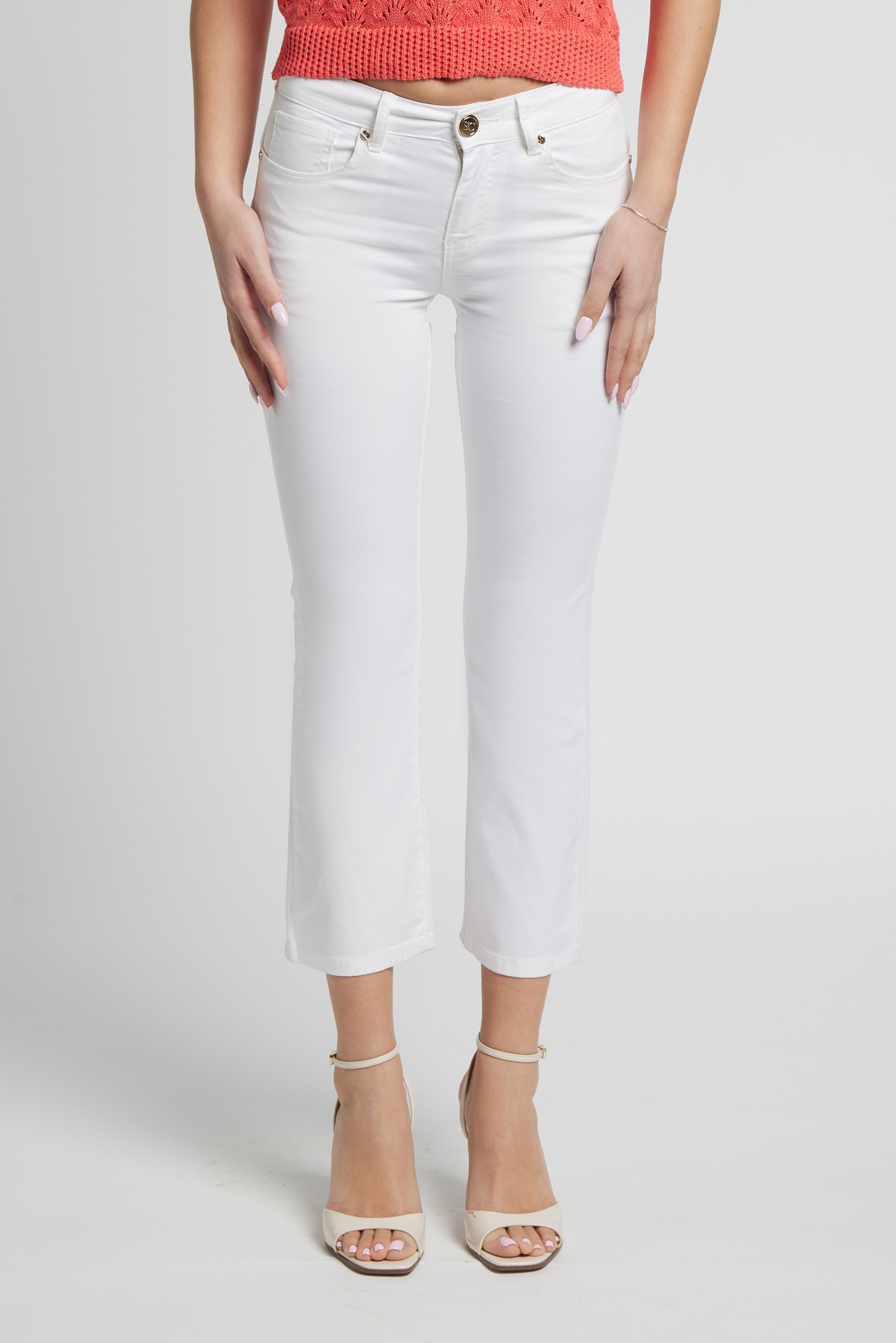 Sarah Chole SJ8939 Cinque Tasche pantalone cotone
