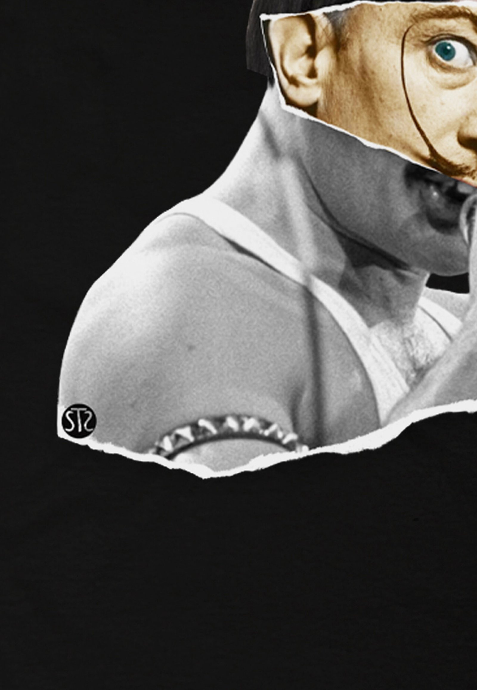 Seetees Fredaei t-shirt grafica strappi