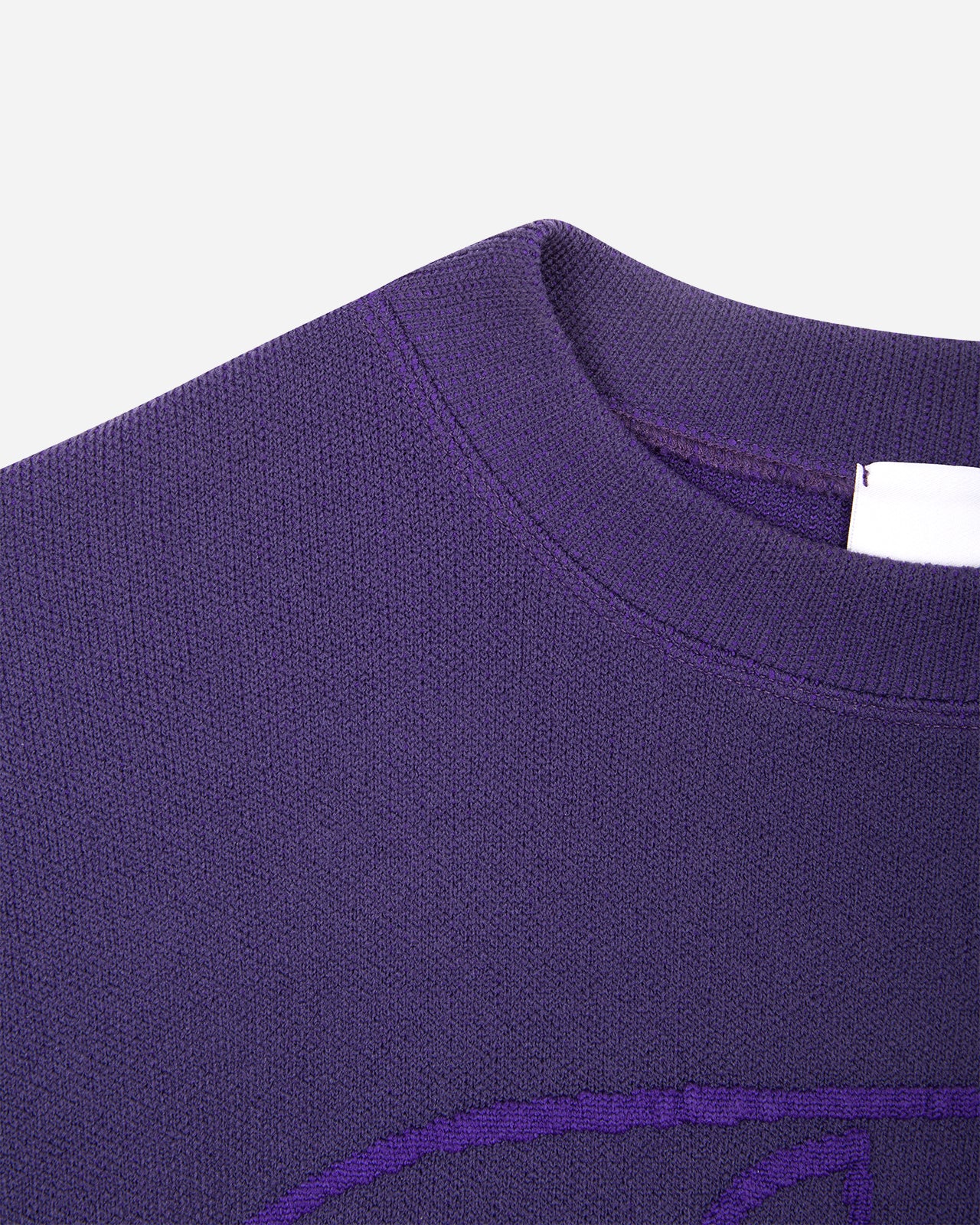 Noskra Logo Felpa viola in maglia