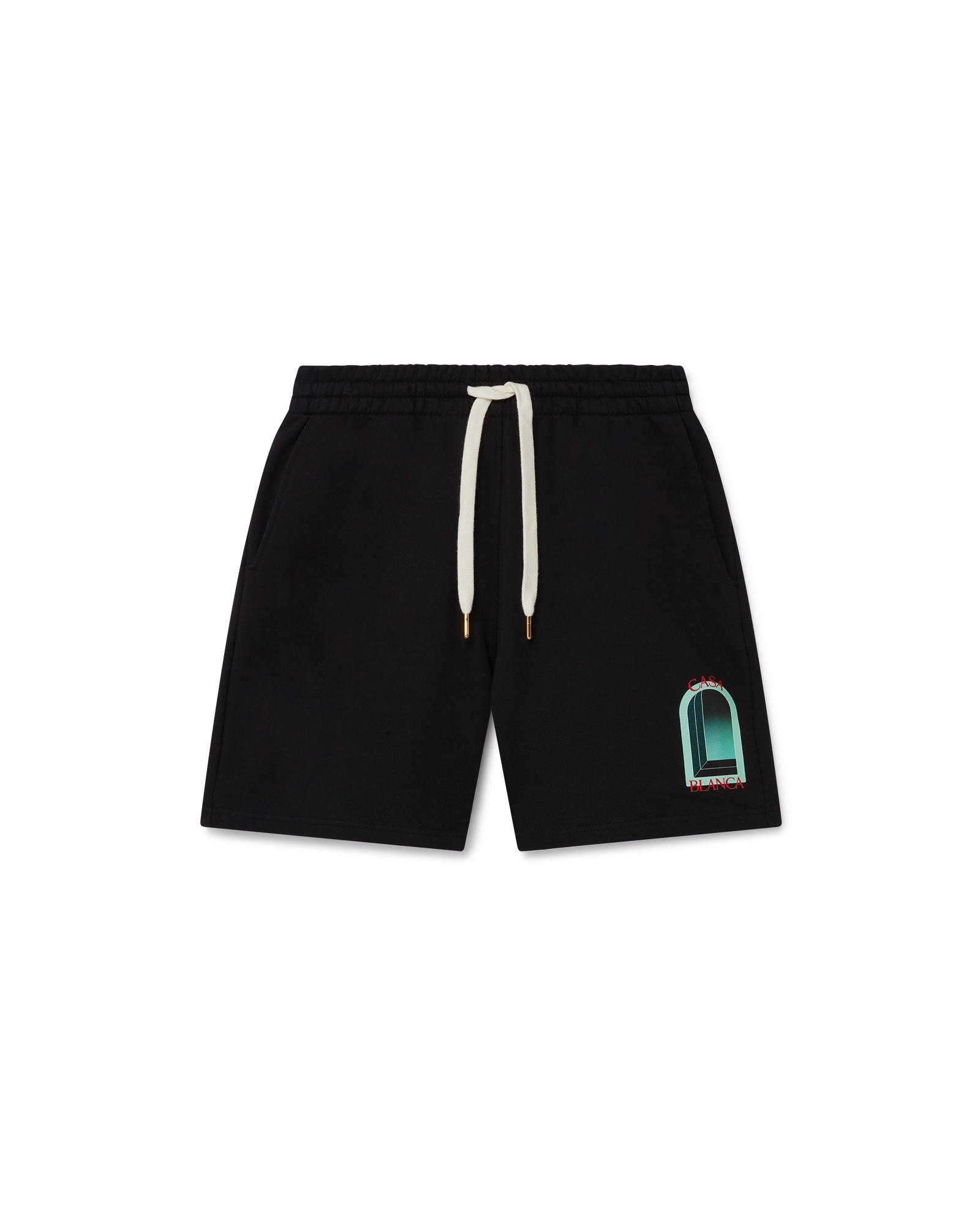 Casablanca L'Arche shorts cotone neri