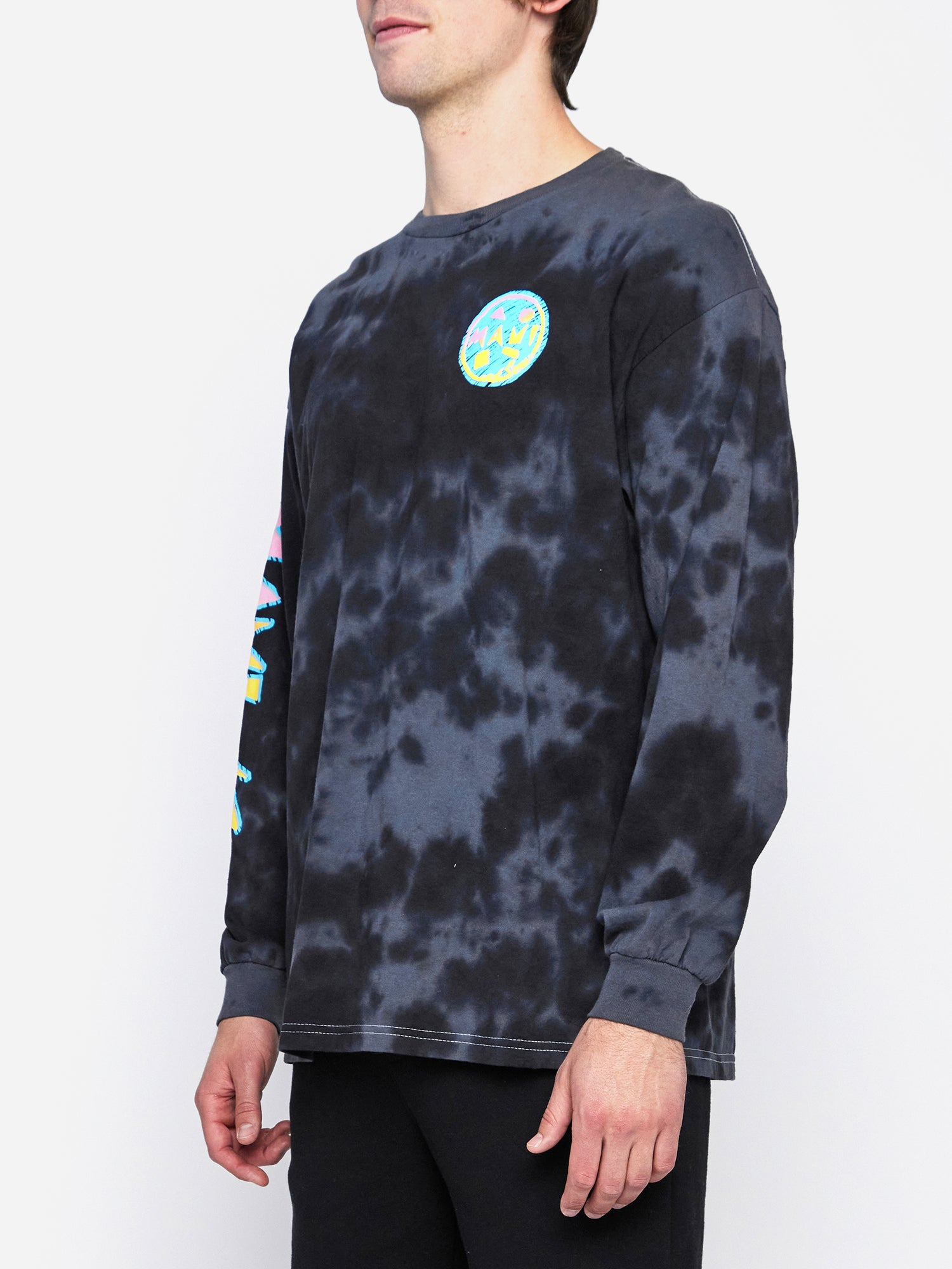 Maui and Sons Clasher maglia manica lunga tie-dye cotone