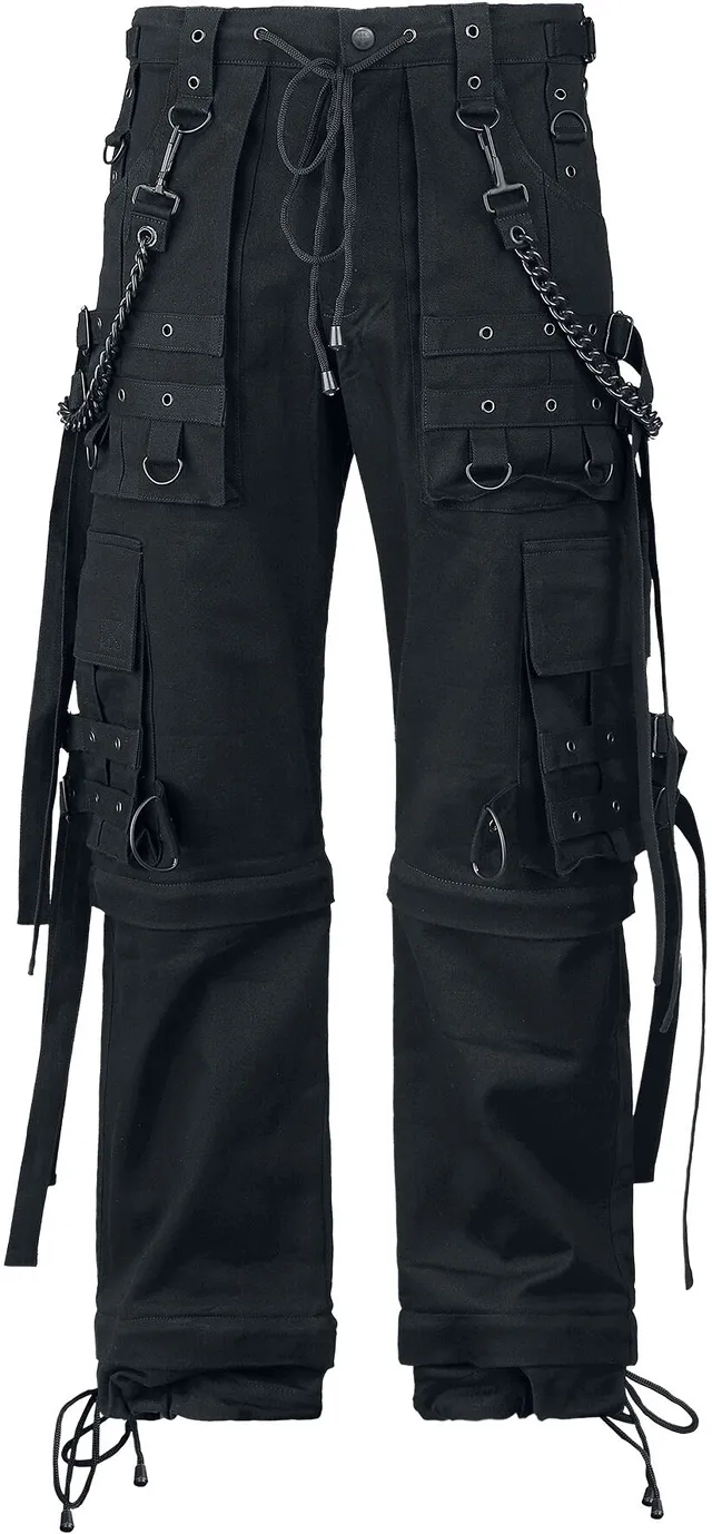 Gothicana by EMP pantaloni cargo neri 36W/34L