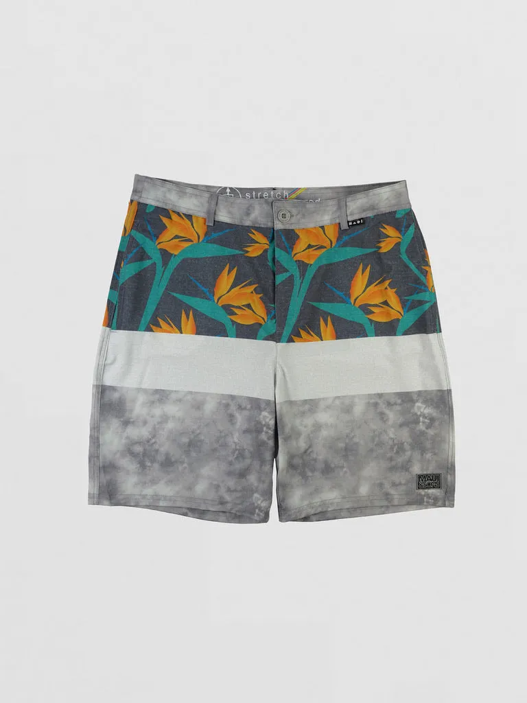 Maui and Sons Hermosa shorts ibridi floreali elasticizzati