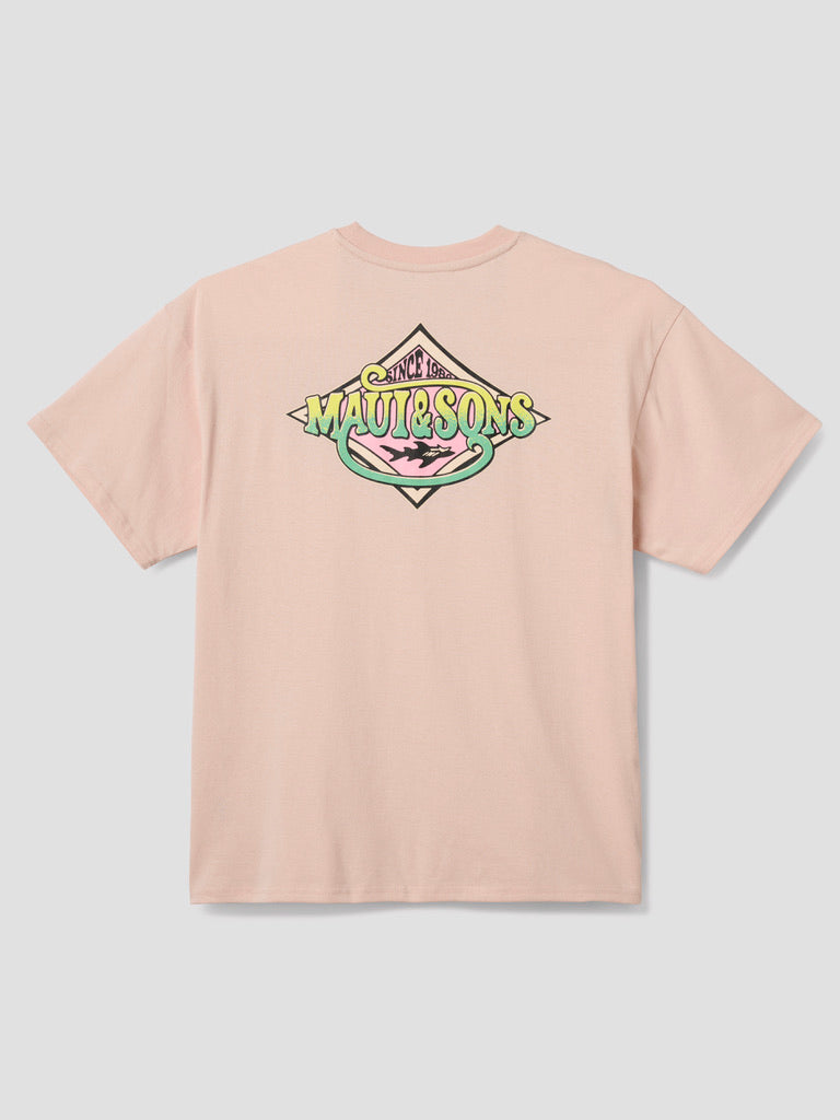 Maui and Sons Movin maglietta boxy fit grafica surf