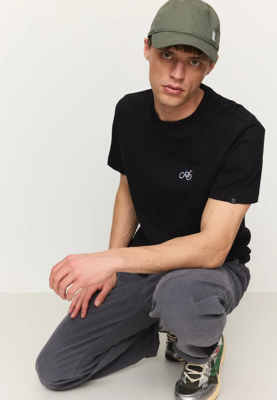 Recolution Agave Bike t-shirt black cotone bio