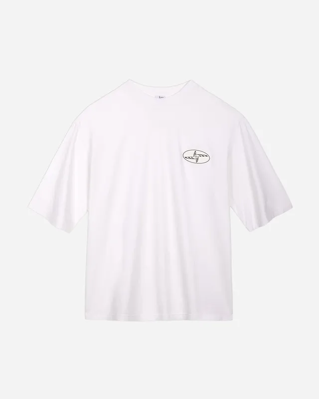 Noskra Logo t-shirt bianca cotone patch cucita