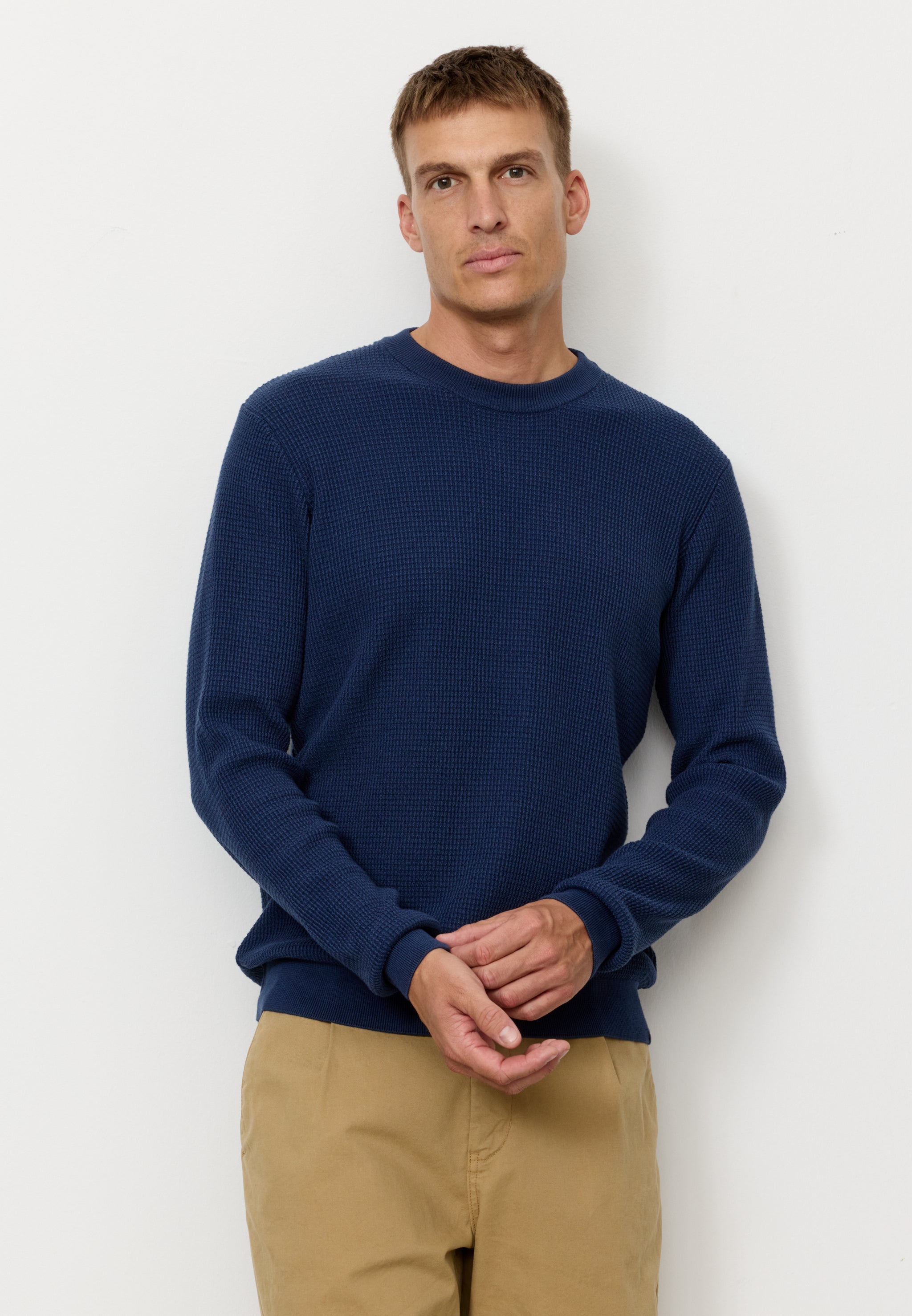 Recolution Lupin maglione cotone bio blu navy