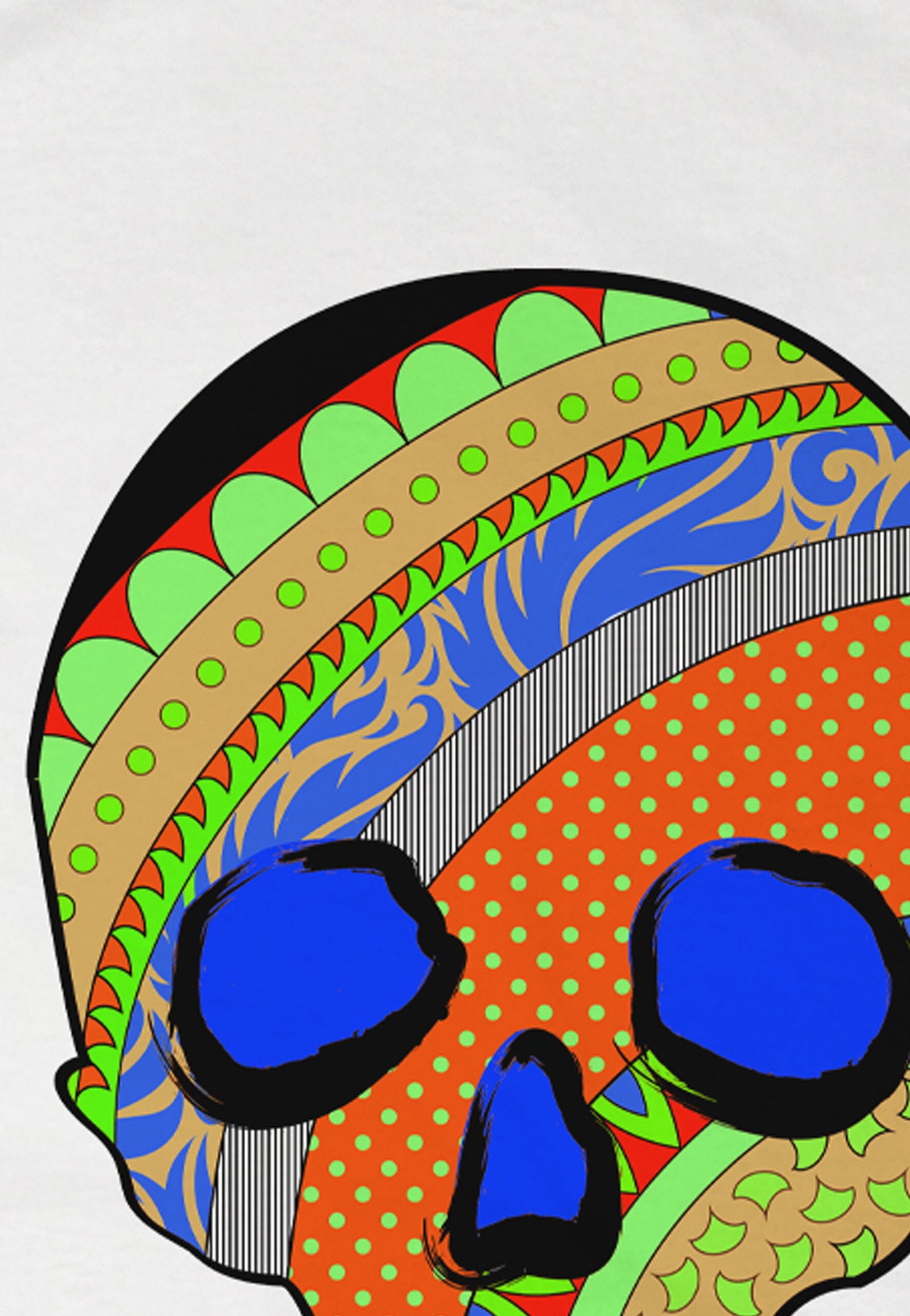 Seetees Nft Art Skulls 6 of 6 maglietta teschi