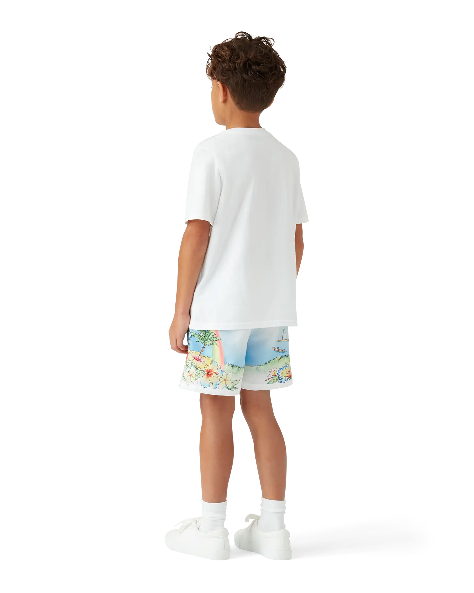 Casablanca Aloha shorts mare bambino multicolore