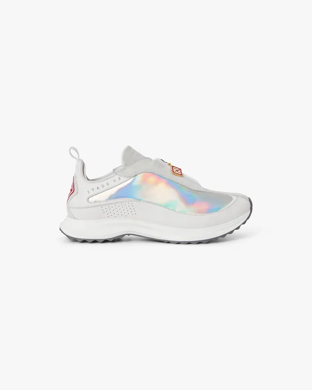 Casablanca Stade Zip sneakers bianche pelle