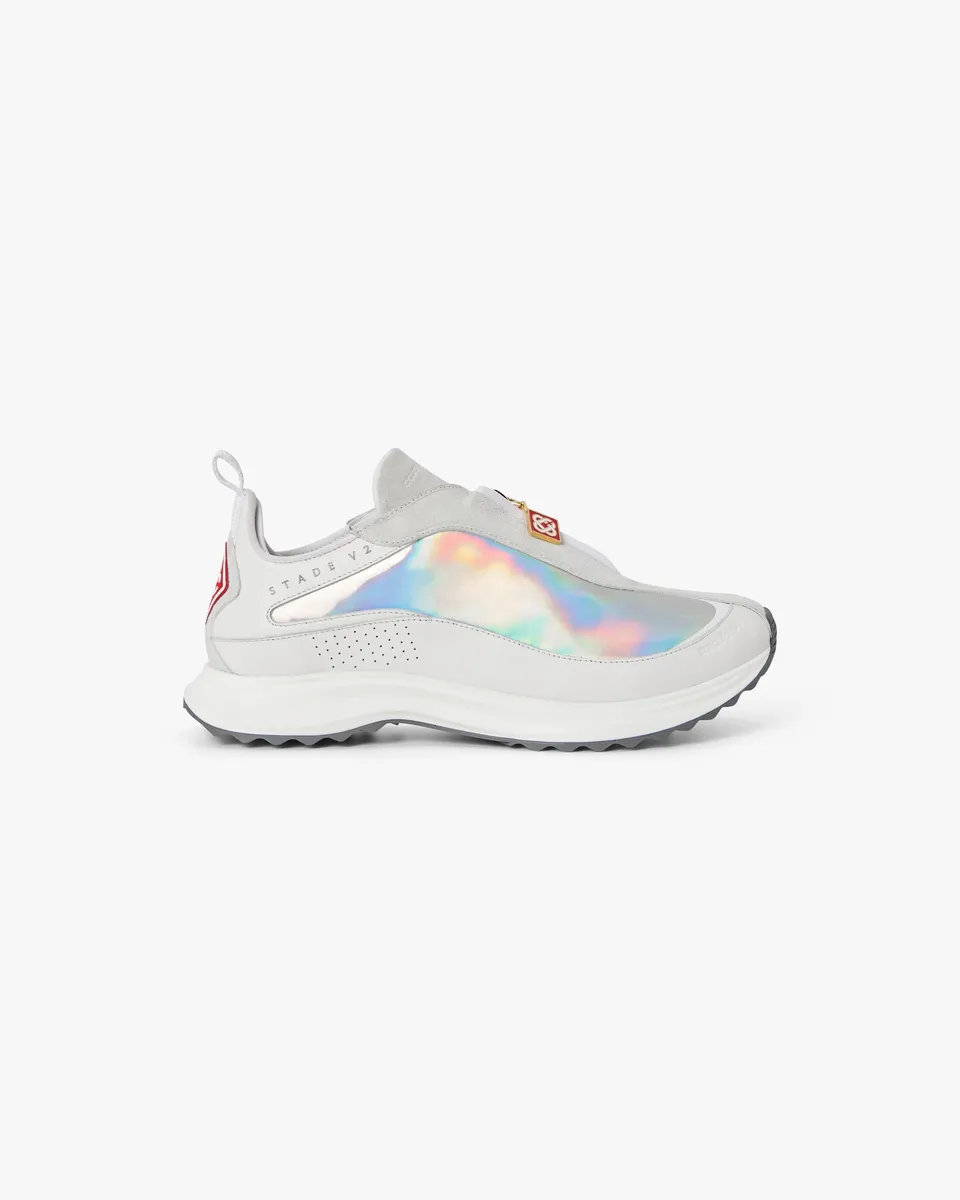 Casablanca Stade Zip sneakers bianche pelle